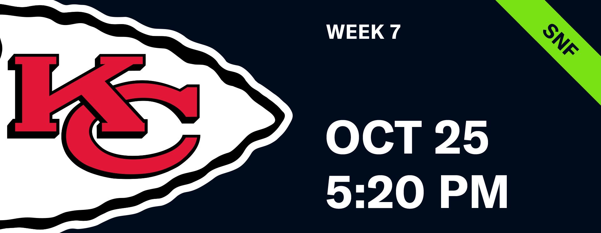 Week 7 - Kansas City Chiefs