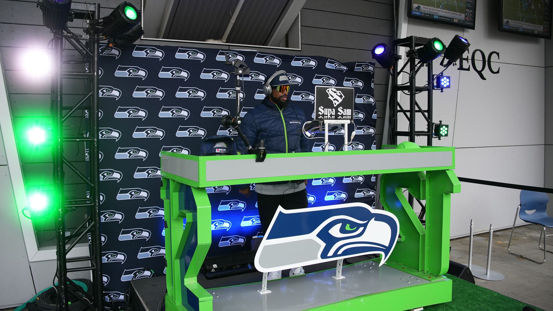 Seahawks Party at the Pier