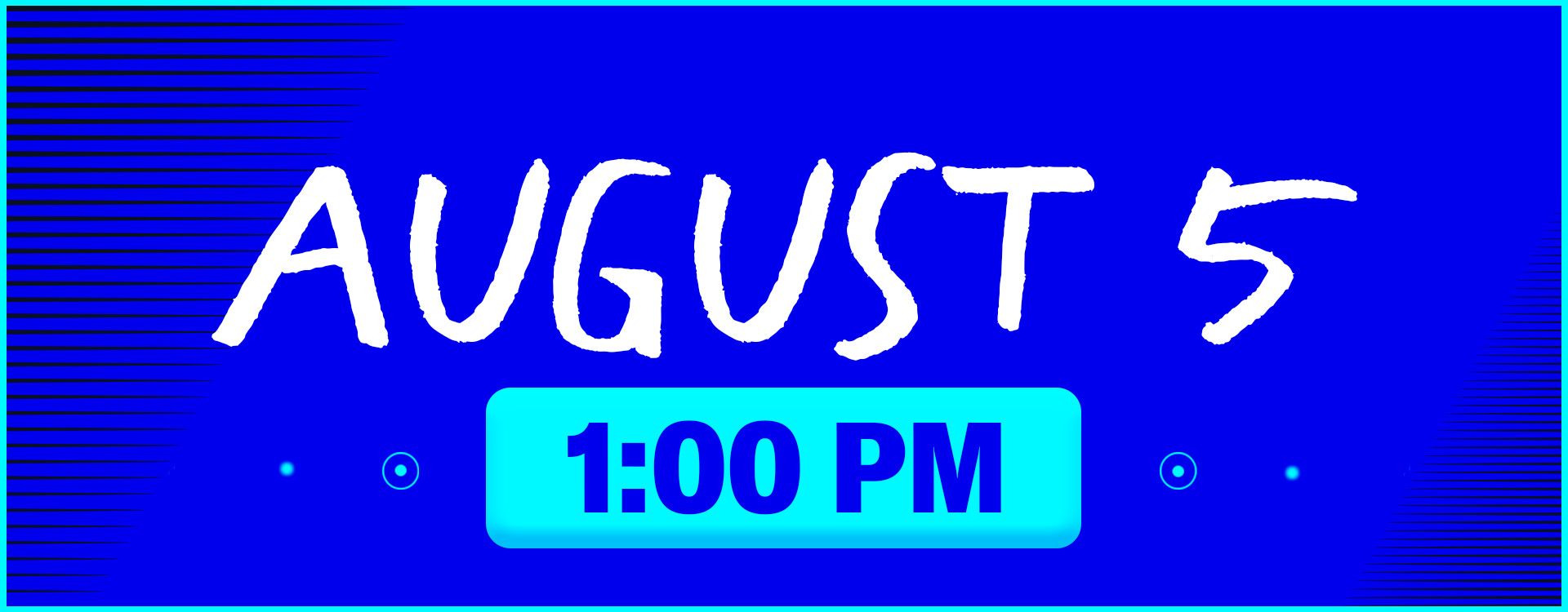 Wednesday, August 5