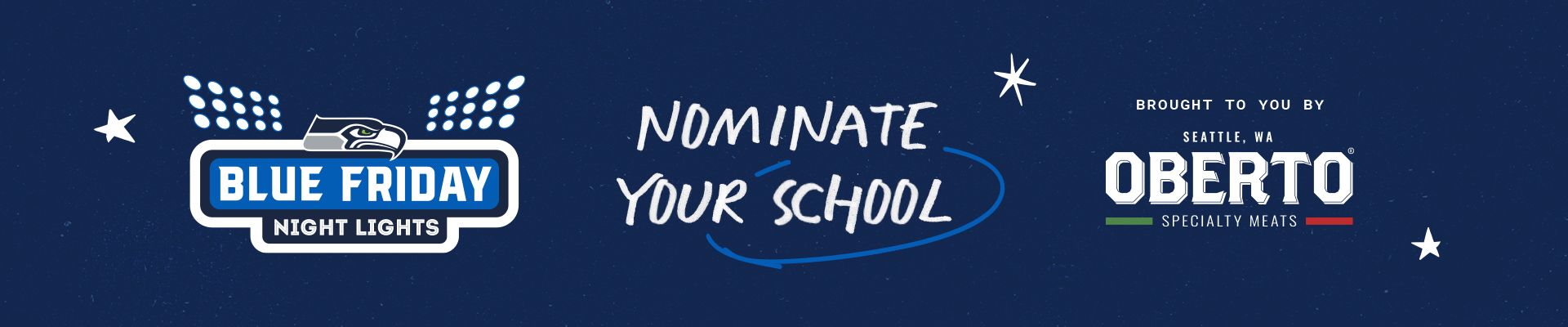 Nominate Your School for Blue Friday Night Lights!