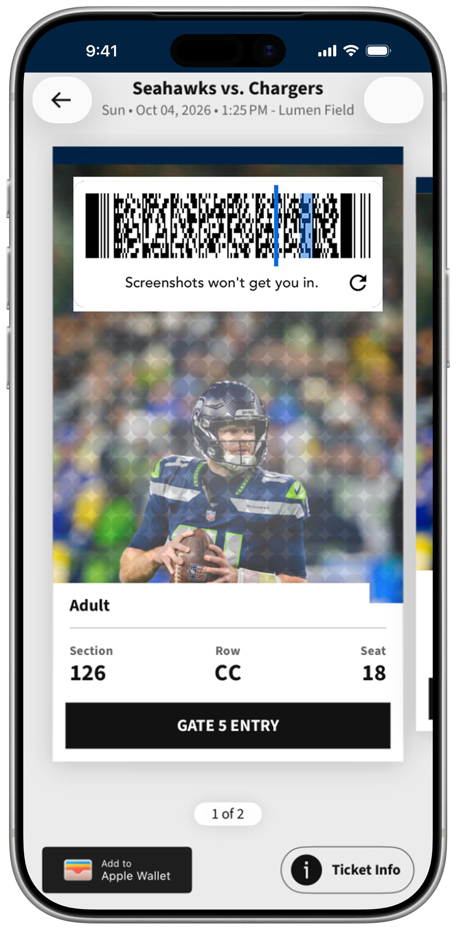 View Ticket QR