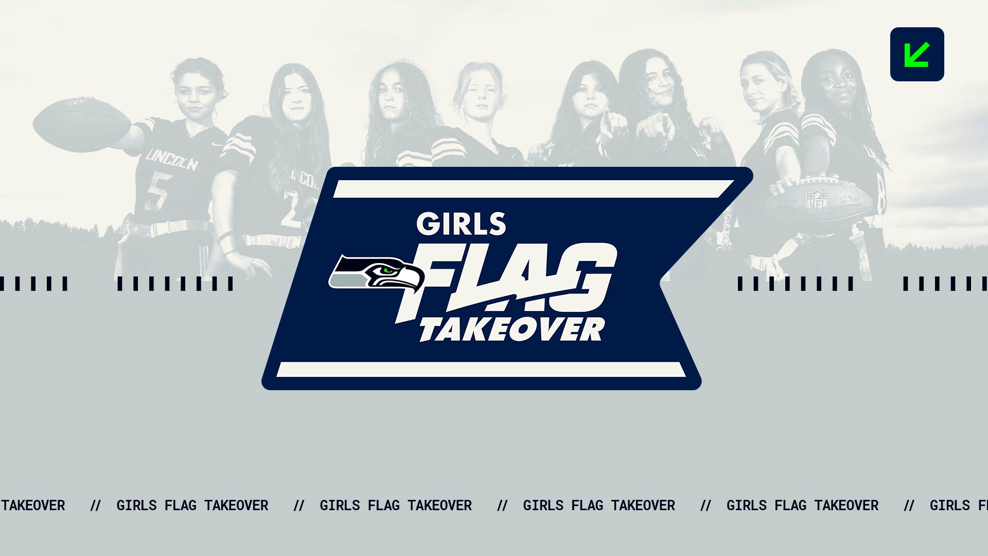 Girls Flag Takeover Logo
