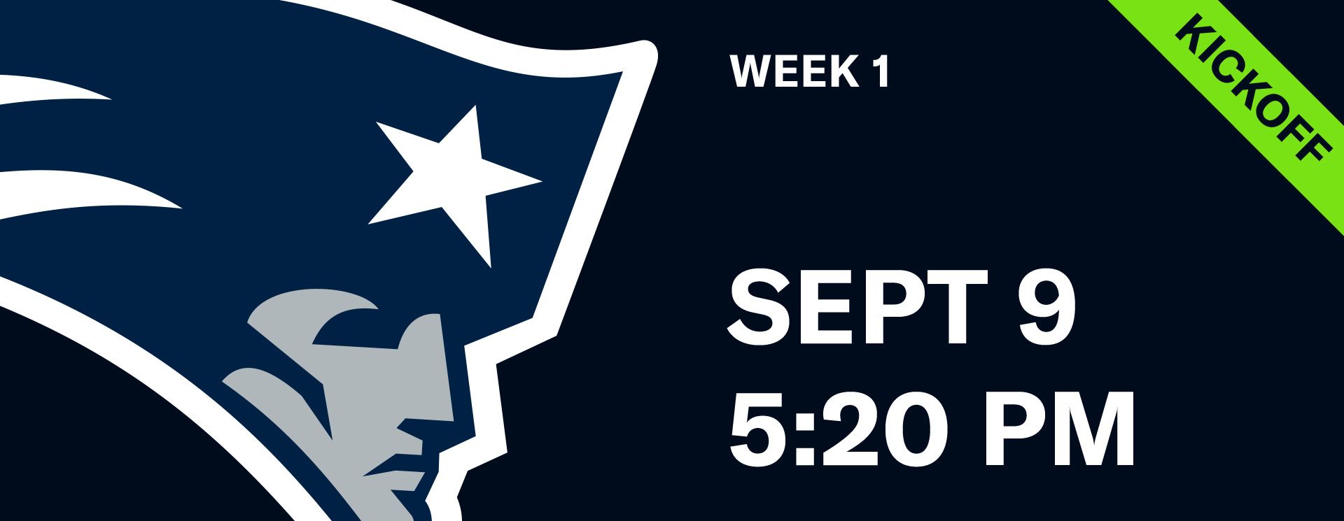 Week 1 - New England Patriots