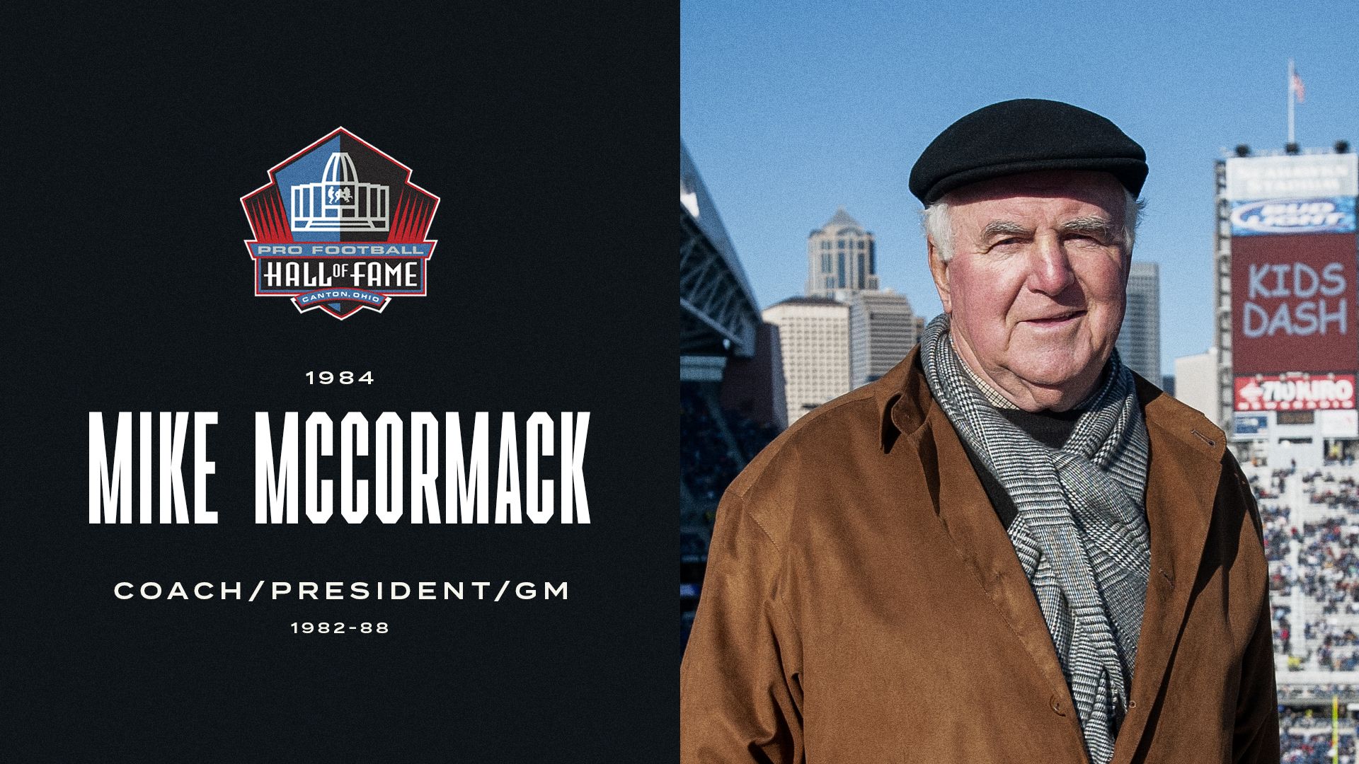 1984: Mike McCormack, Coach/President/GM, 1982-88