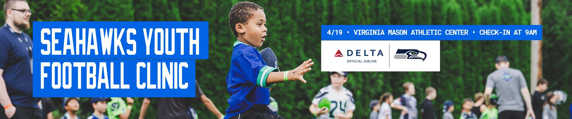Sign Up For The Seahawks Youth Football Clinic