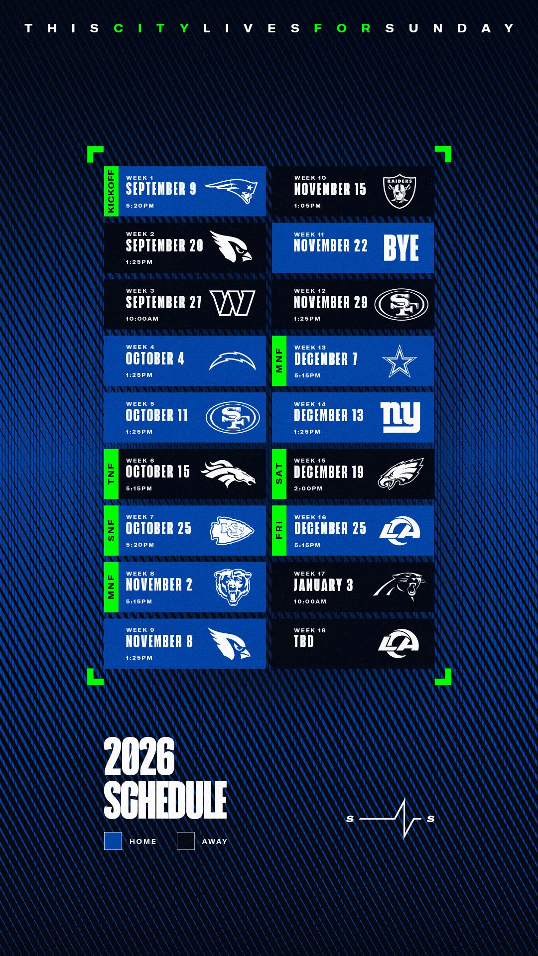 Seahawks Wallpaper - Schedule Release