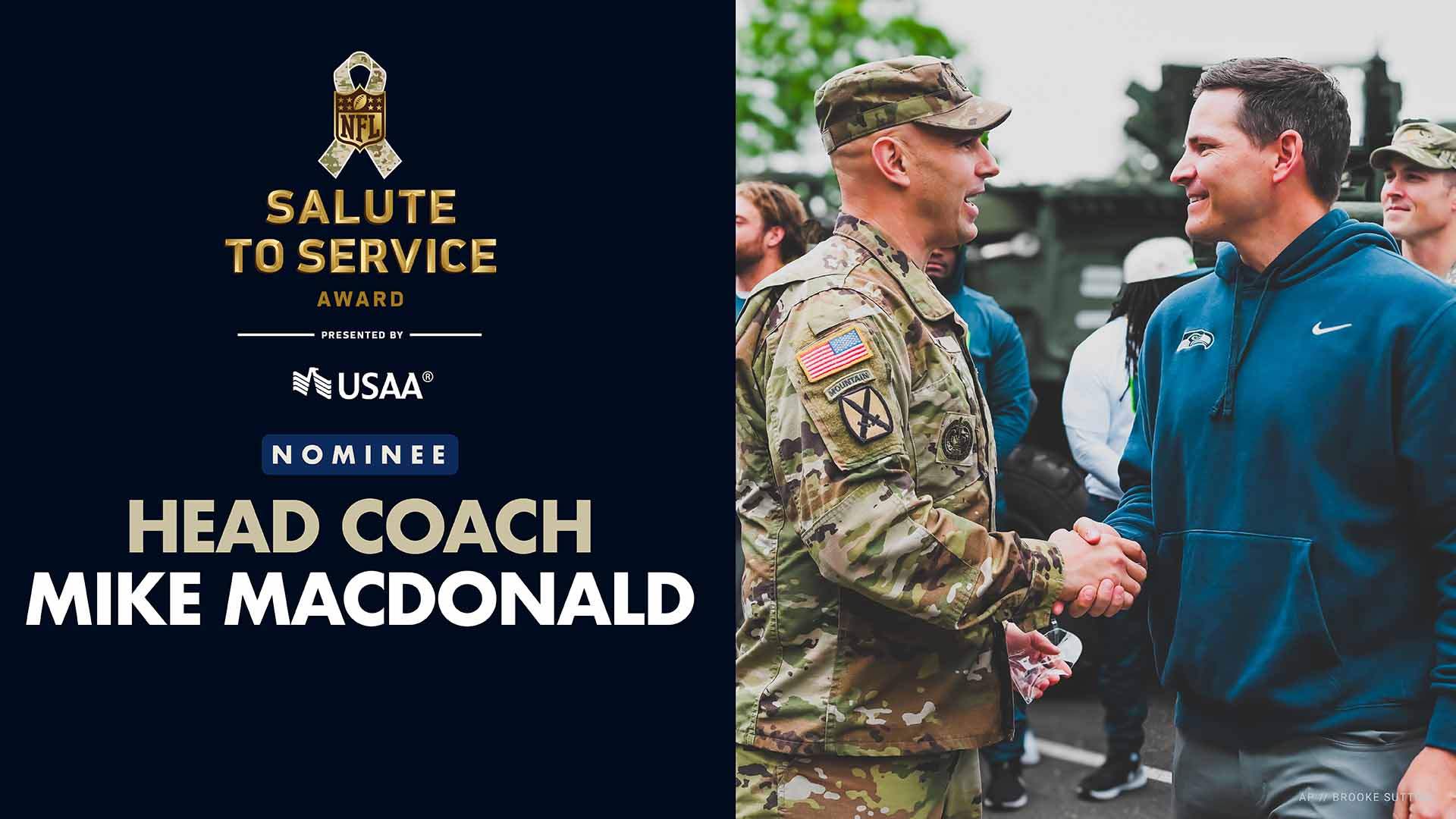 Salute to Service Award - Vote for Mike Macdonald