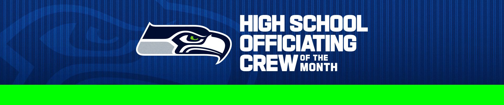 High School Football Crew of the Month
