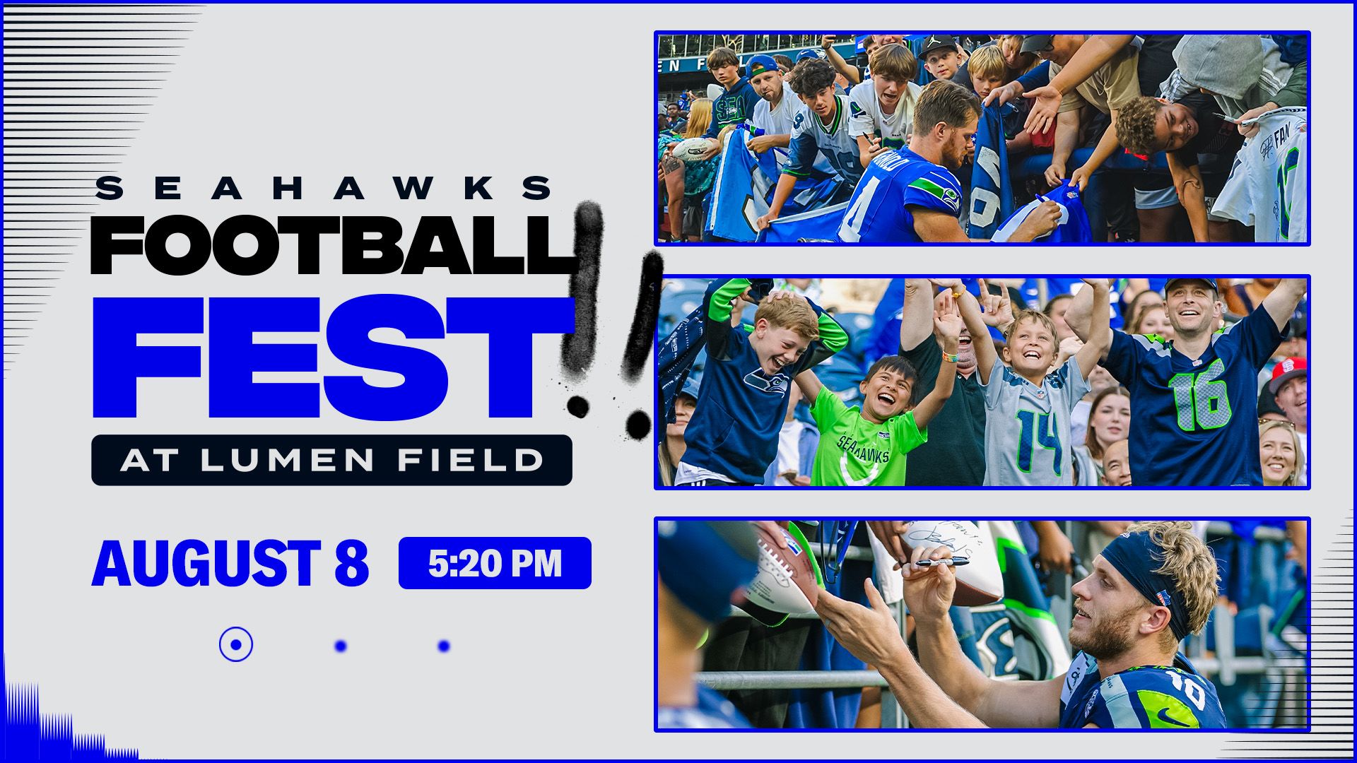 Saturday, August 8 - Football Fest