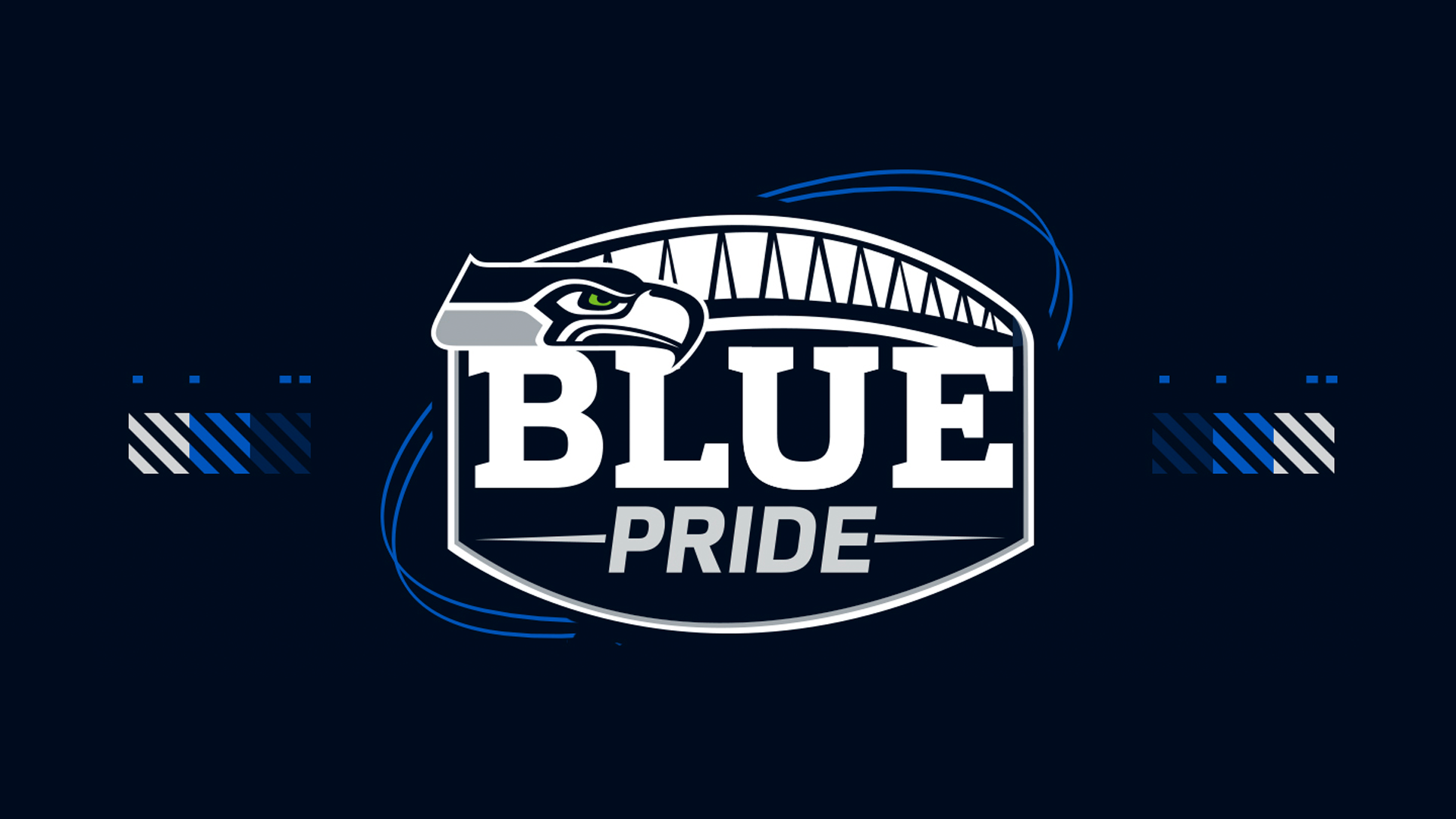 The Seahawks Blue Pride Logo
