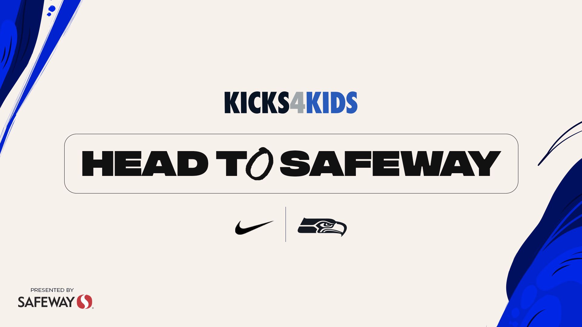 Kicks 4 Kids - Head to Safeway