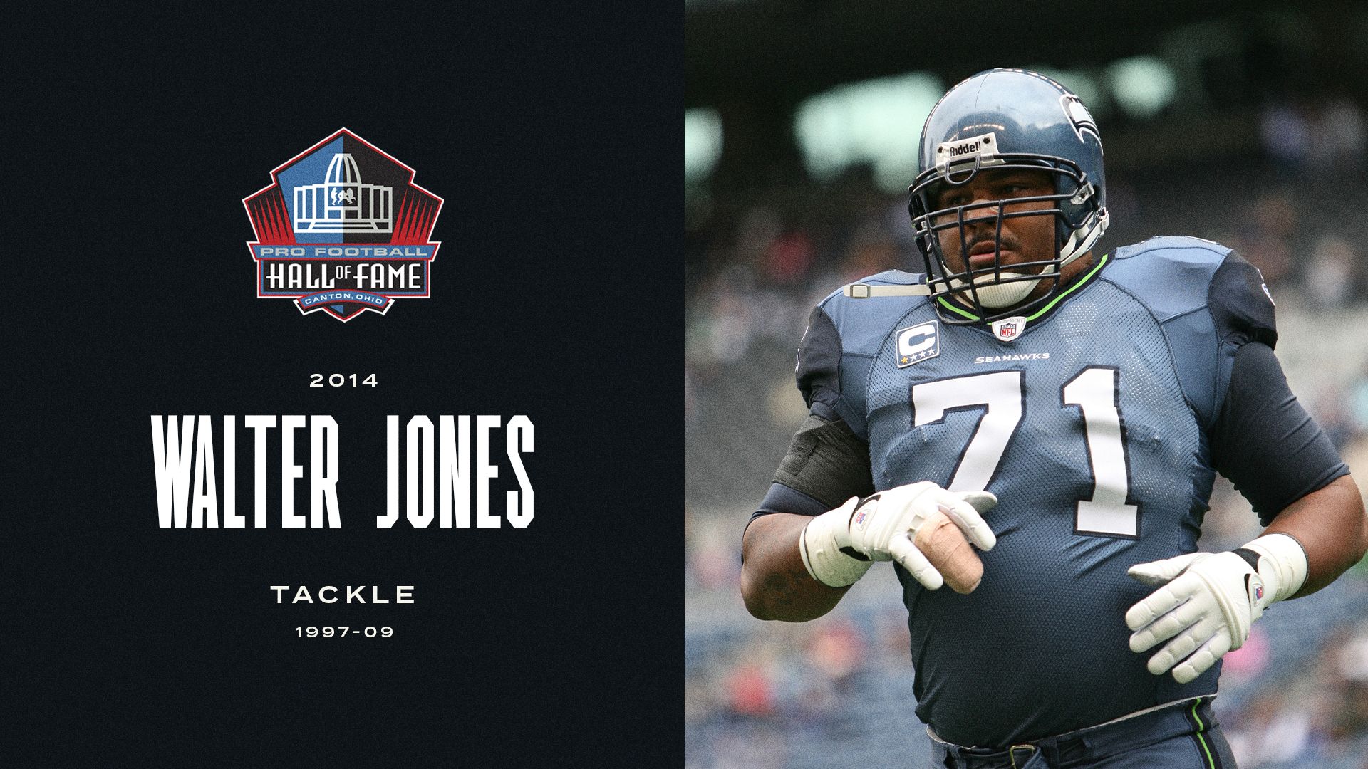 2014: Walter Jones, T, 1997-09 (elected in first year of eligibility)