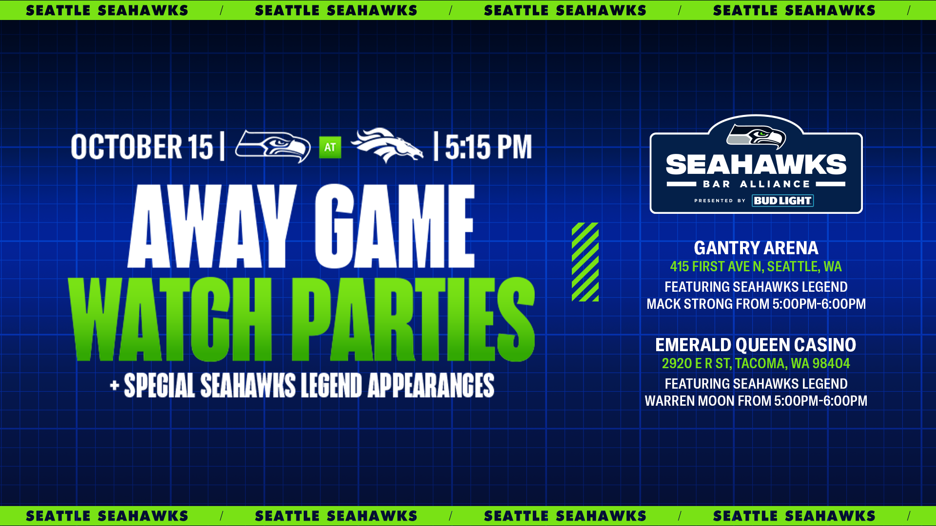 October 15 Watch Party