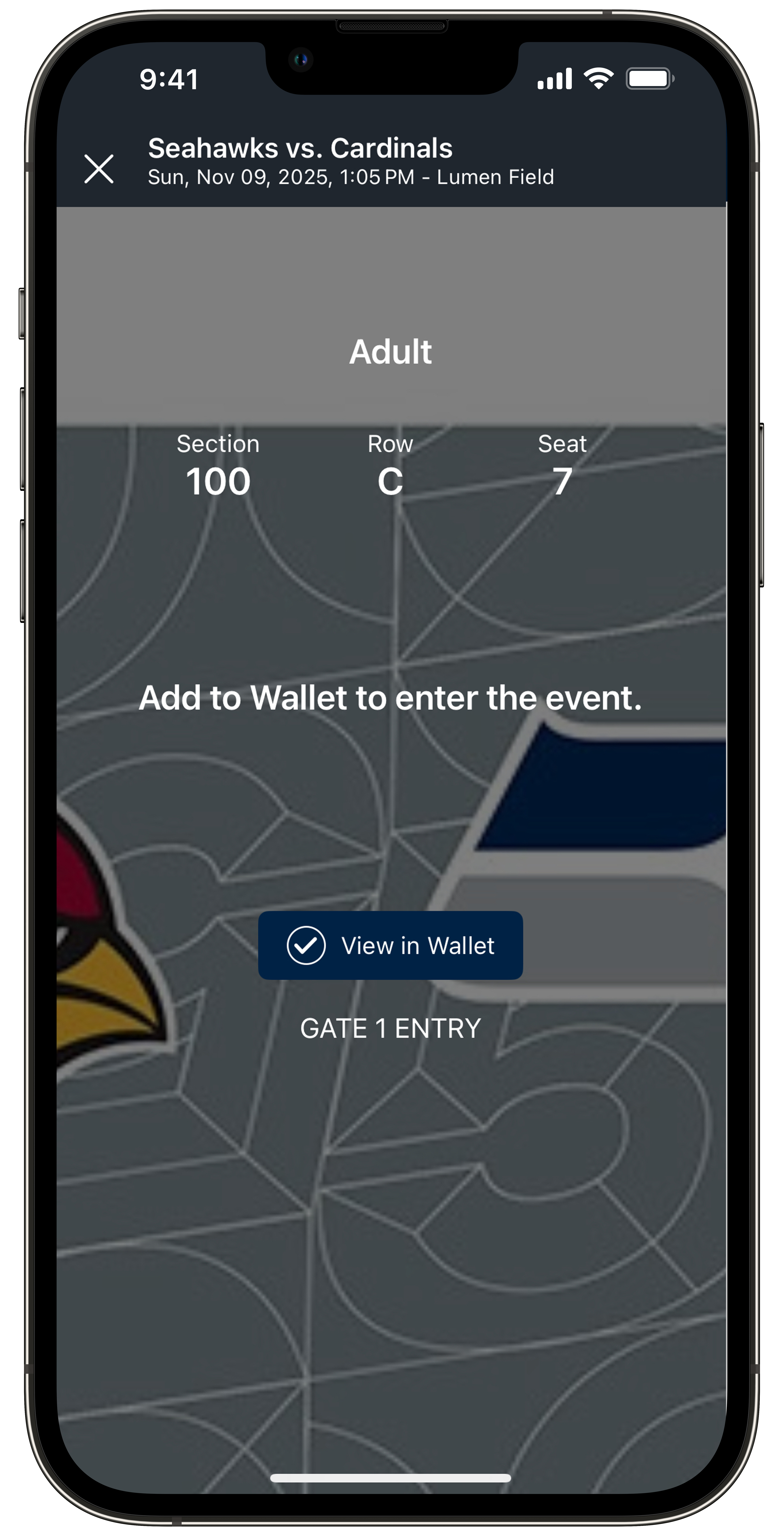 Pass added to Wallet (iOS) - Add Tickets to Mobile Wallet