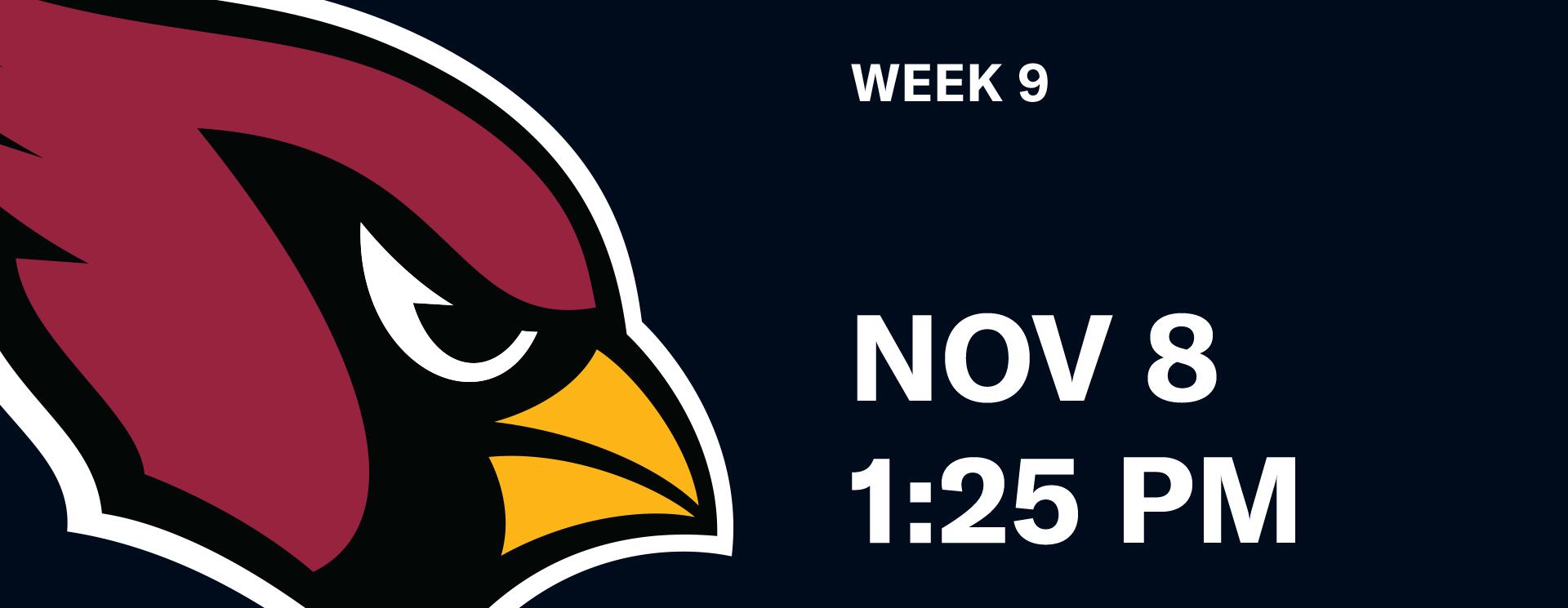 Week 9 - Arizona Cardinals