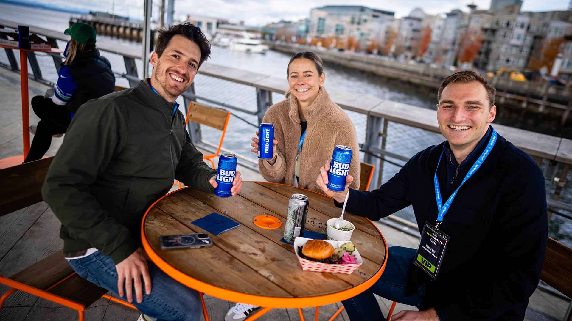 Seahawks Party at the Pier