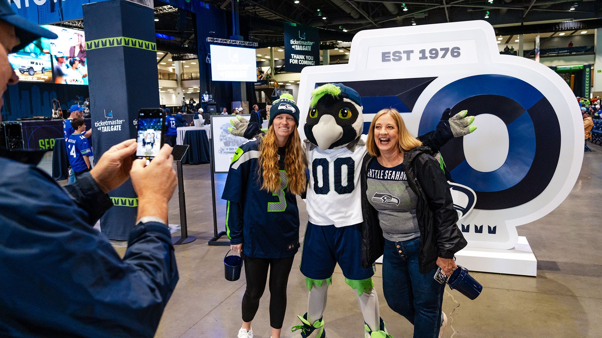 Seahawks Party at the Pier