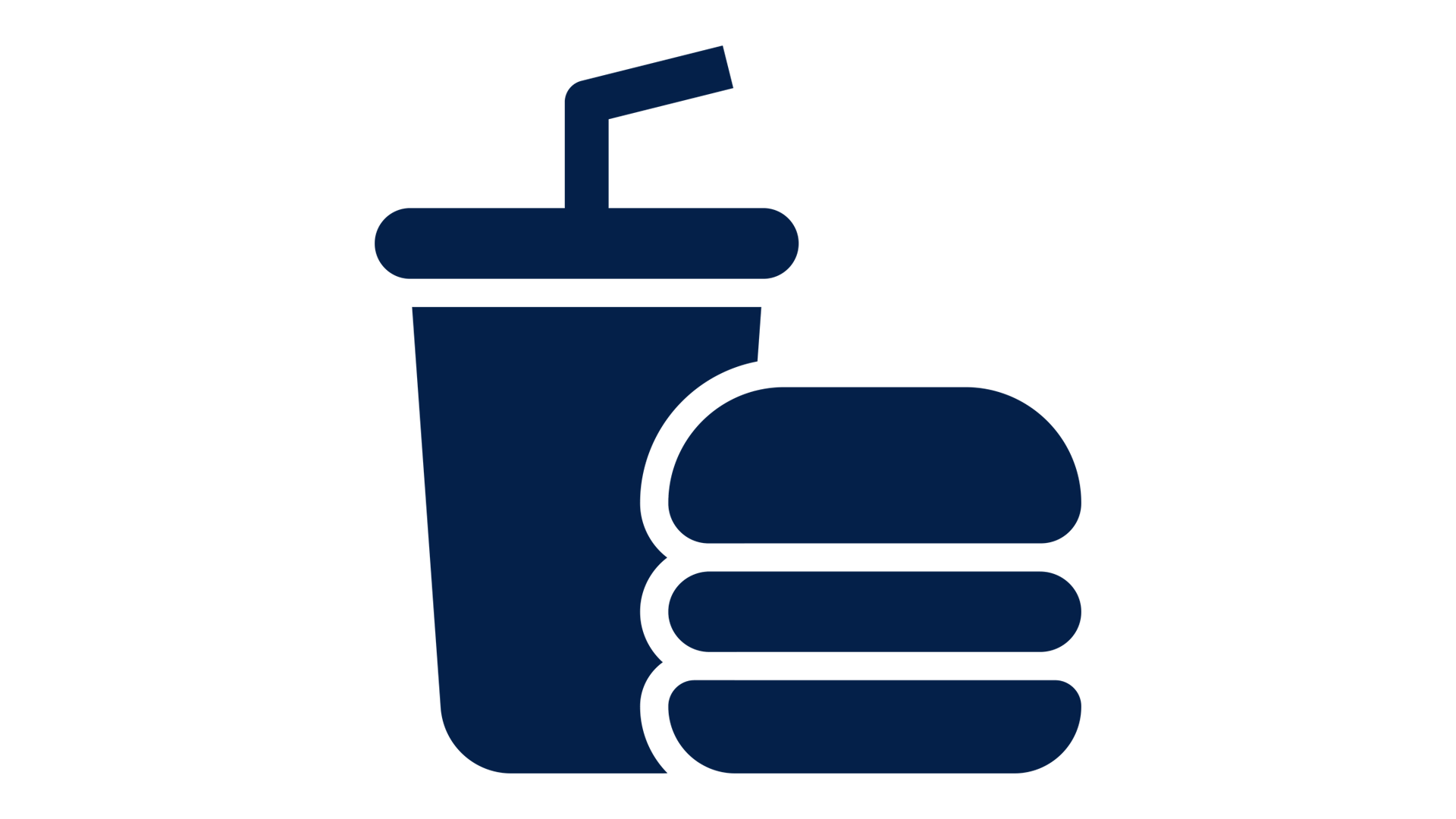 Hamburger and Soda Icon