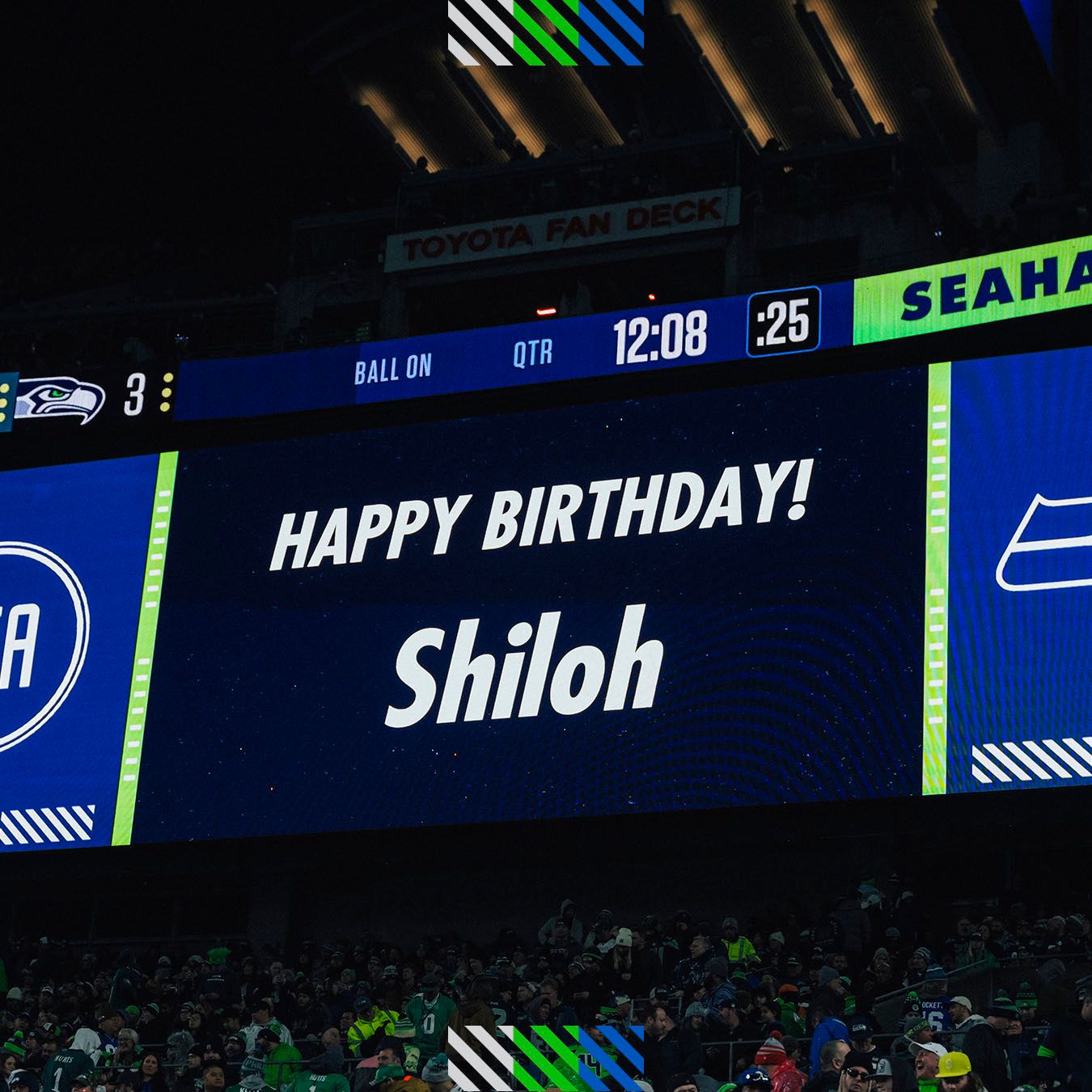 Special Video Board Message