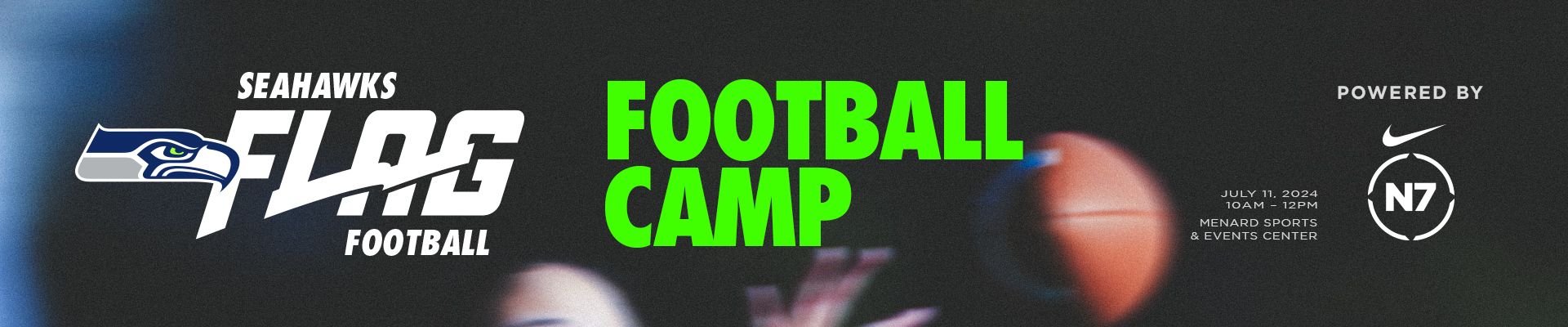 Seahawks Flag Football Camp, powered by Nike N7