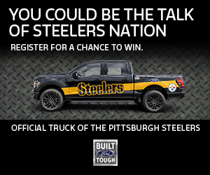 Win the Official Truck of the Pittsburgh Steelers!