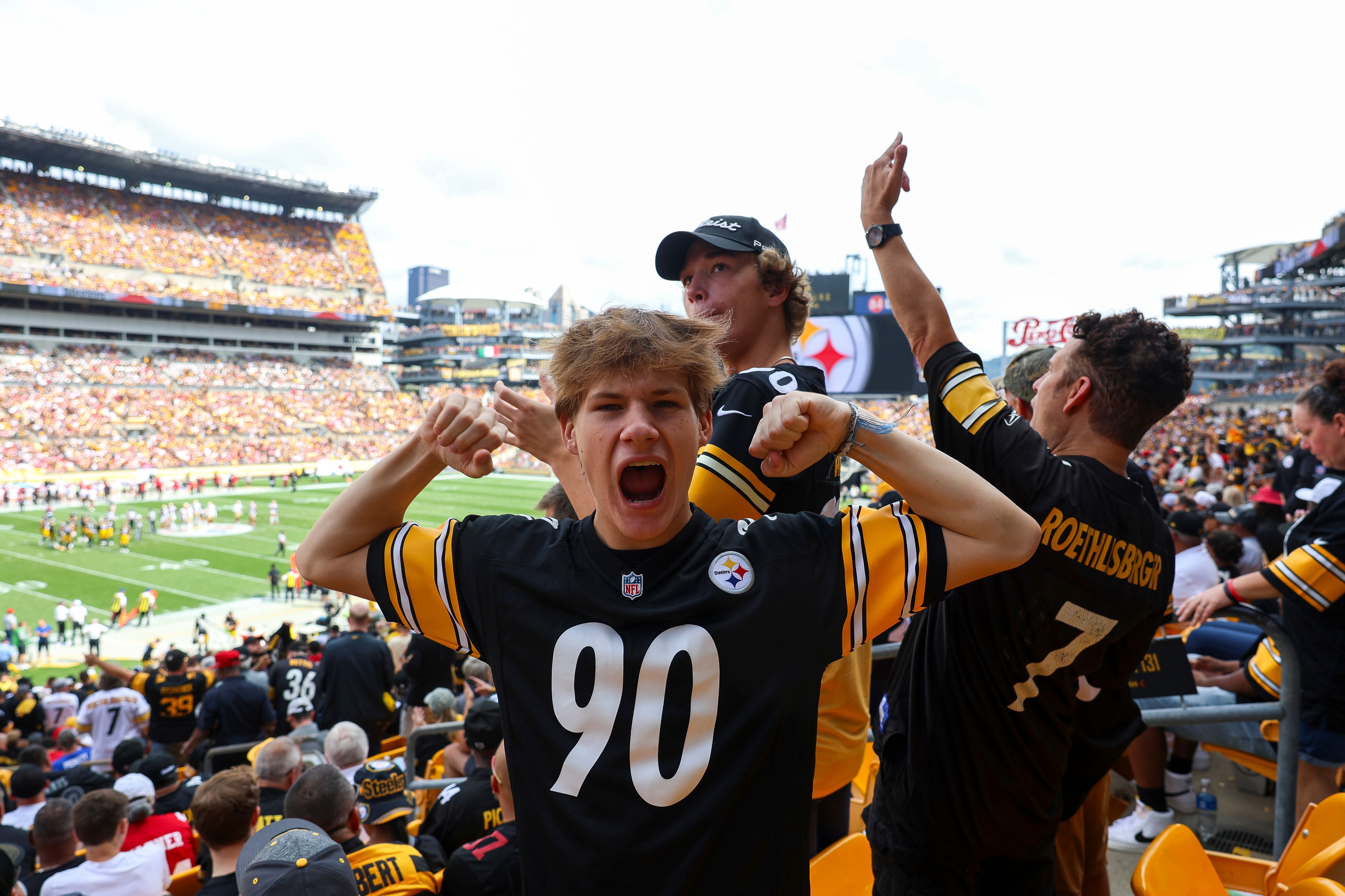 Fans during a regular season game between the Pittsburgh Steelers and the San Francisco 49ers, Sunday, Sept. 10, 2023 in Pittsburgh, PA. The 49ers beat the Steelers 30-7. (Mariah Wild/ Pittsburgh Steelers)