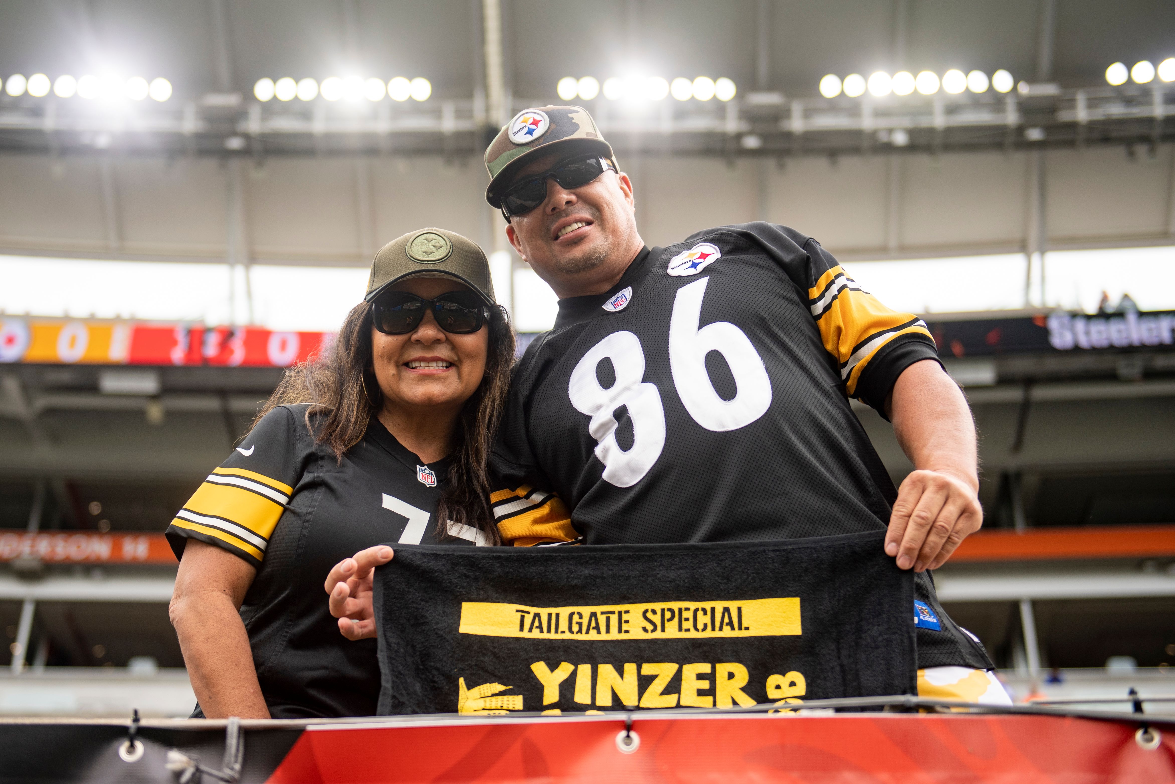 Fans during a regular season game between the Pittsburgh Steelers and the Cincinnati Bengals, Sunday, Sept. 11, 2022 in Cincinnati, OH. The Steelers beat the Bengals in OT 23-20. (Abigail Dean / Pittsburgh Steelers)