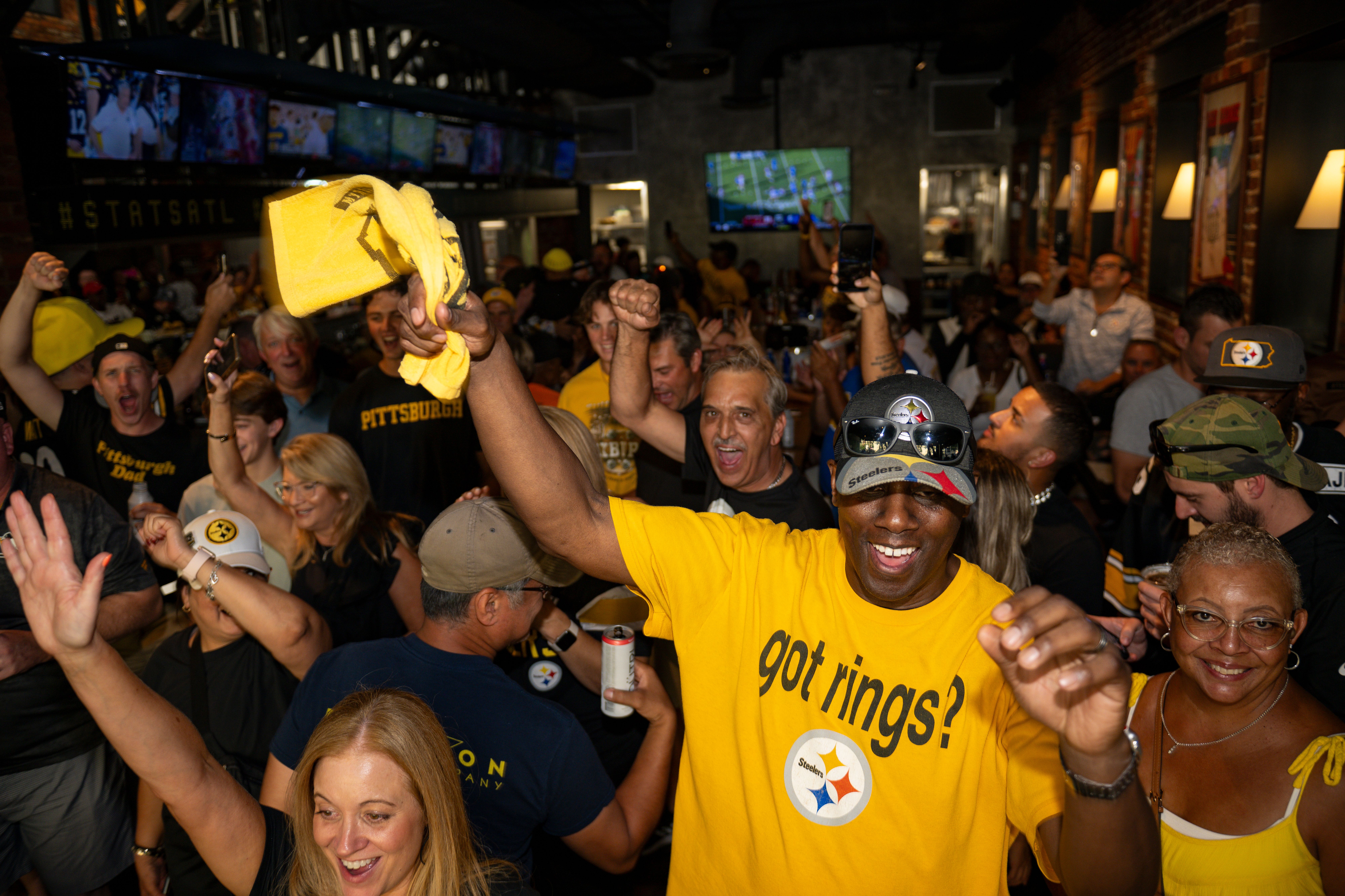 Steelers Nation Unite Road Warriors, Saturday, Sept. 7, 2024 in Atlanta, GA. (Karl Roser / Pittsburgh Steelers)