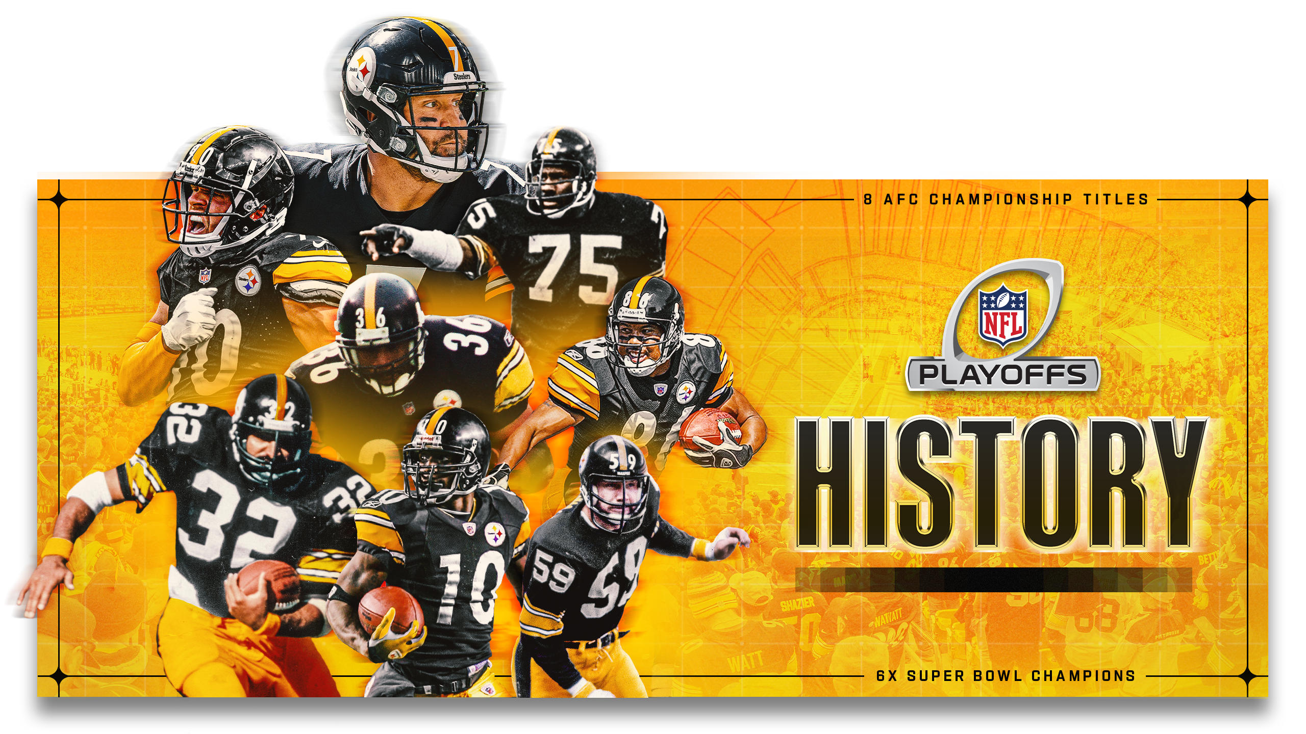 STEELERS PLAYOFF HISTORY