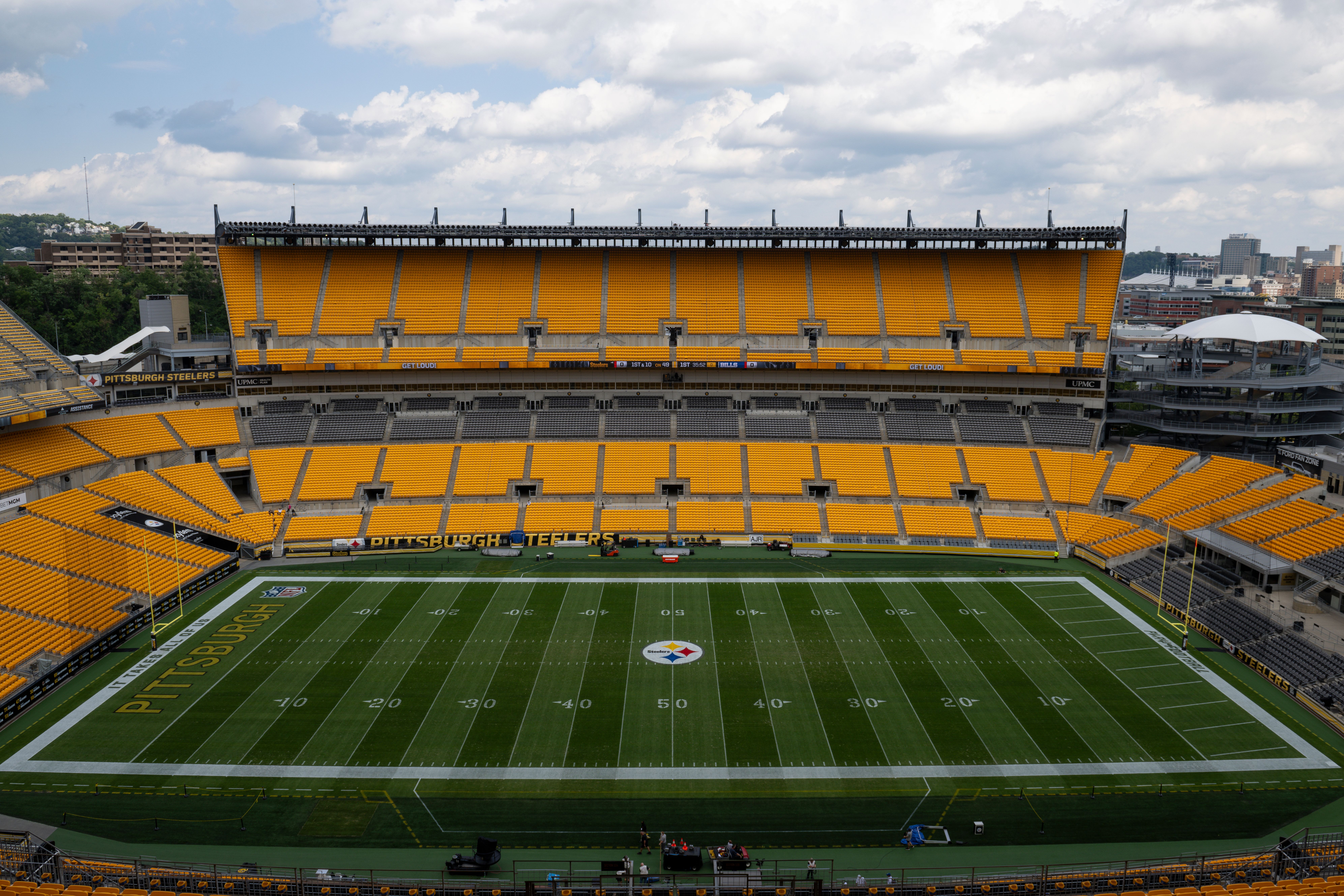 A general view prior to a preseason game between the Pittsburgh Steelers and the Buffalo Bills, Saturday, Aug. 17, 2024 in Pittsburgh, PA. The Bills beat the Steelers 9-3.(Alysa Rubin / Pittsburgh Steelers)