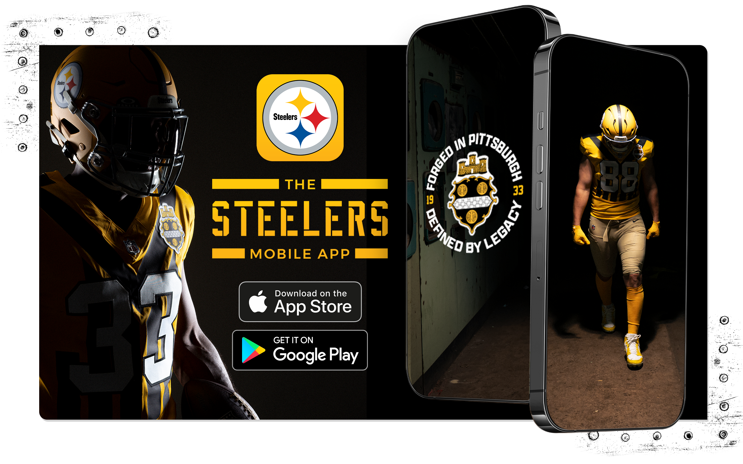 Experience Exclusive Steelers Content & Celebrate the 1933 Team with Custom Wallpapers!