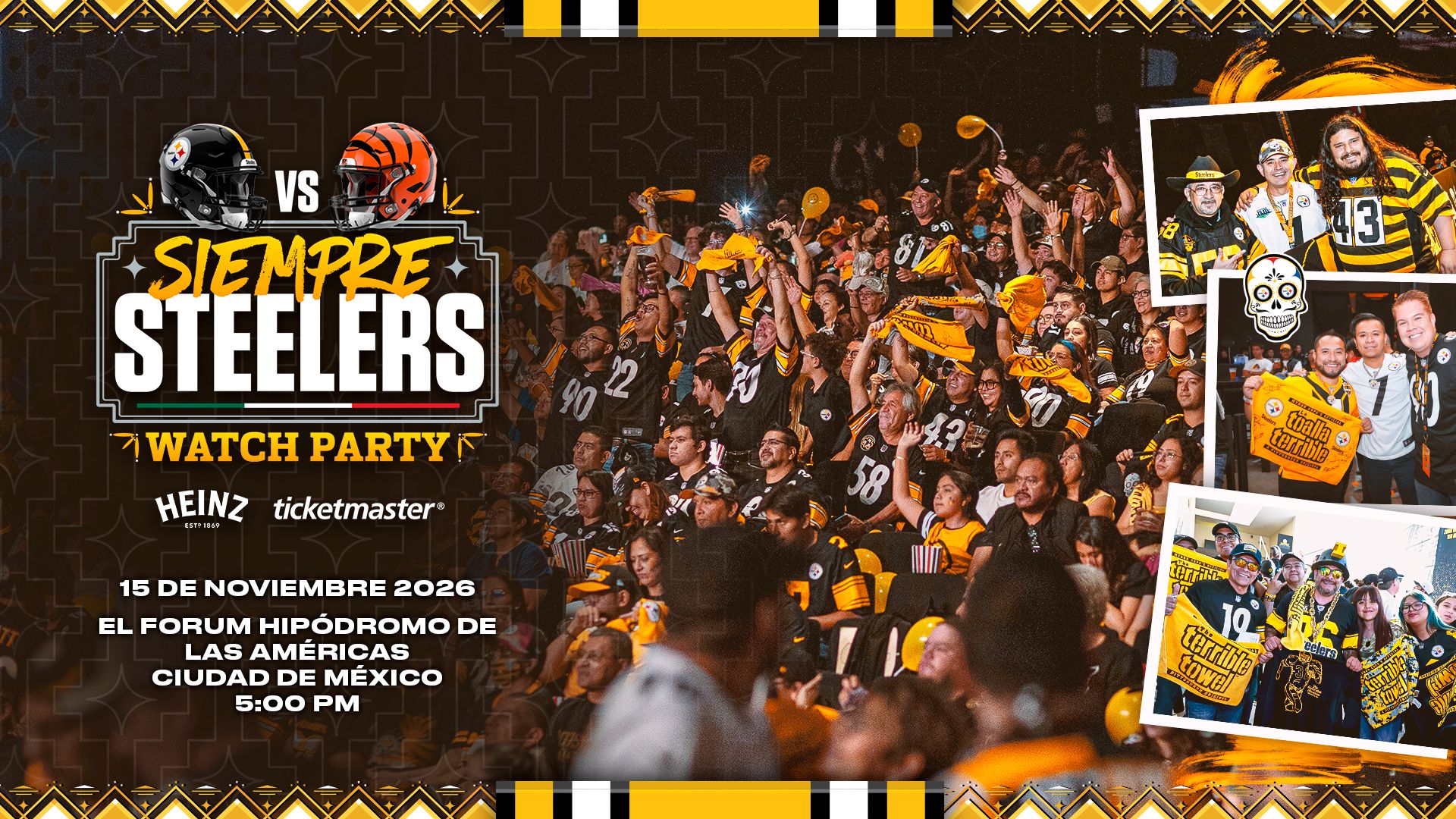 Siempre Steelers Watch Party