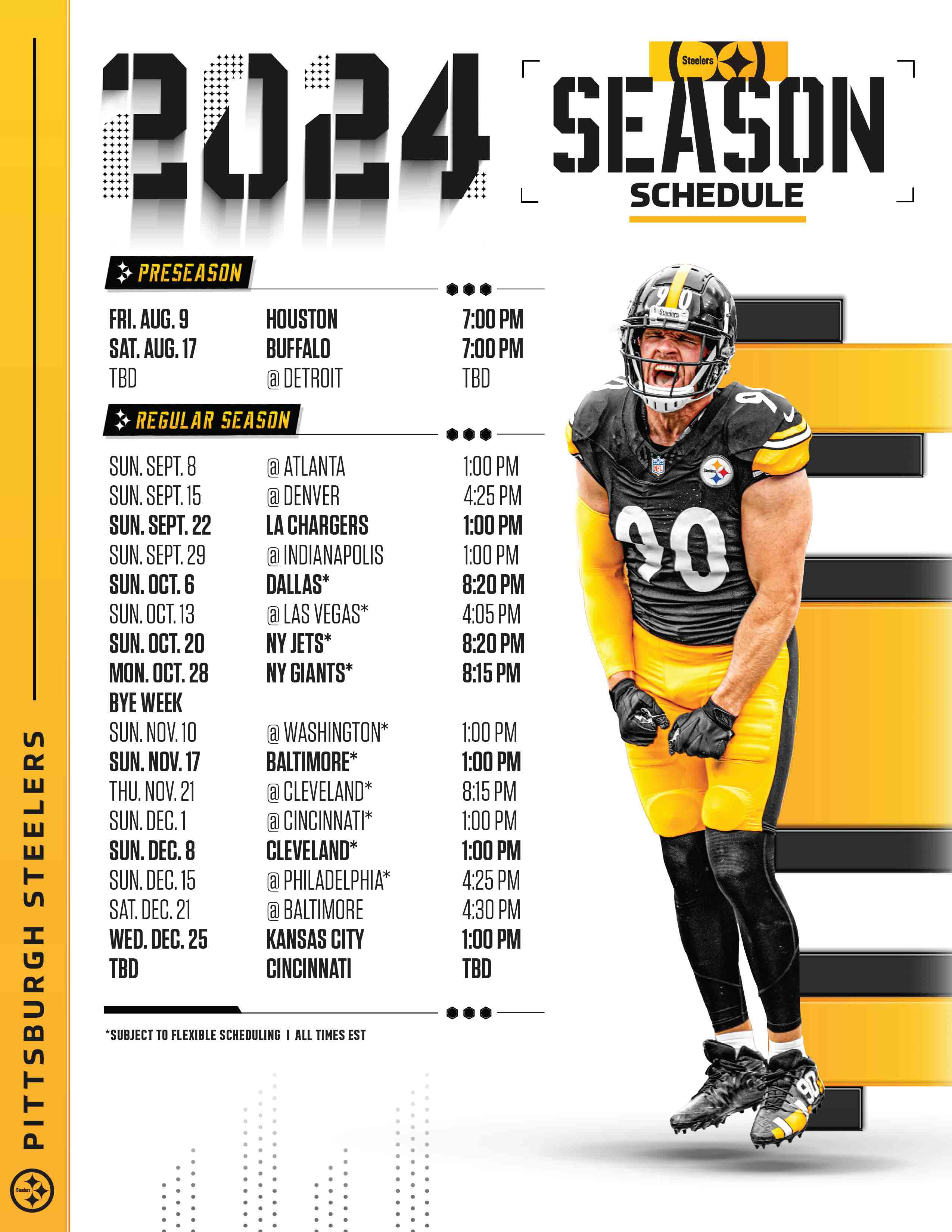 Pittsburgh Steelers 2024 Schedule Leaks Stefa Nikaniki