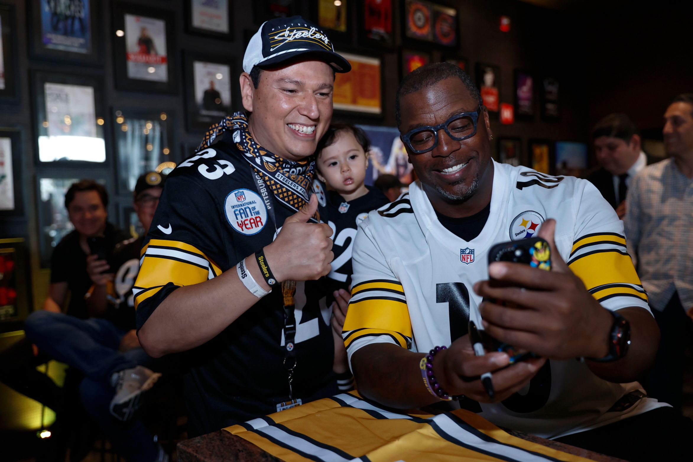 The Steelers hosted the third regular season watch party in Monterrey, Mexico during the week 10 game agains the Washington Commanders, Sunday, Nov. 10, 2024. (Pablo Lomelin / Pittsburgh Steelers)