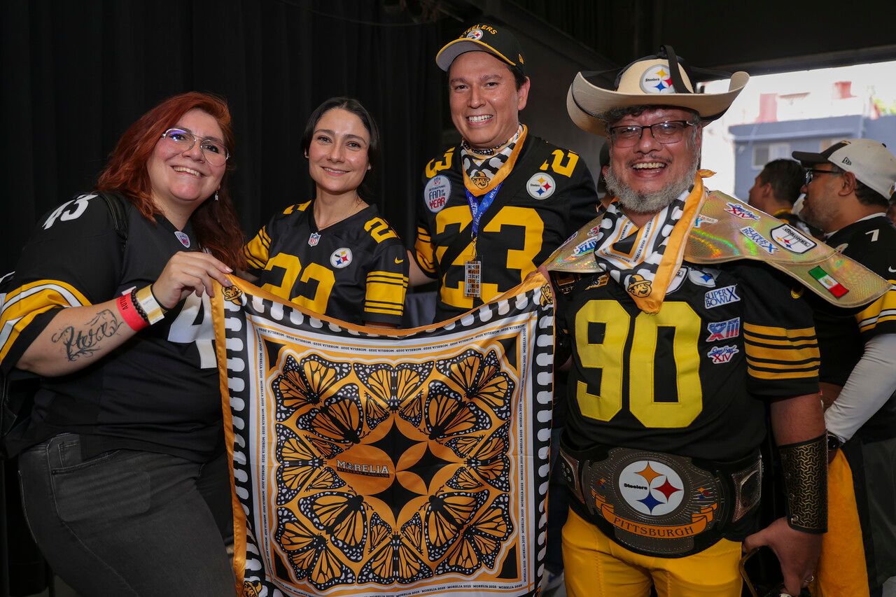The Pittsburgh Steelers host a NFL Draft Party at Frontón Bucareli on Thursday, April 24, 2025 in Mexico City, Mexico. (Pablo Lomelin / Pittsburgh Steelers)