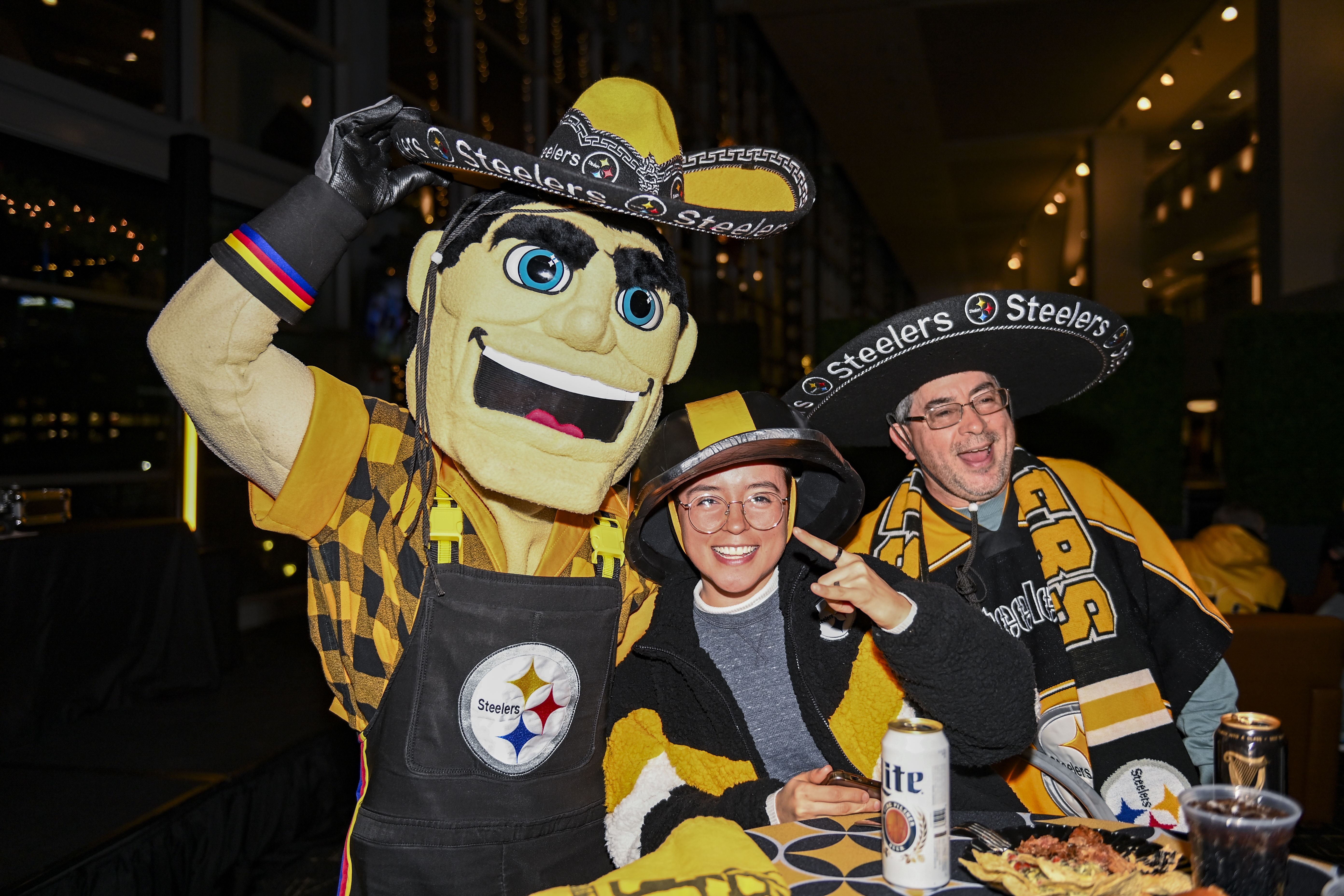 The Steelers welcomed fans from Mexico and Spain for an appreciation party prior to Thursday night’s game, Wednesday, Dec. 6, 2023 in Pittsburgh, PA. (Abigail Dean / Pittsburgh Steelers)