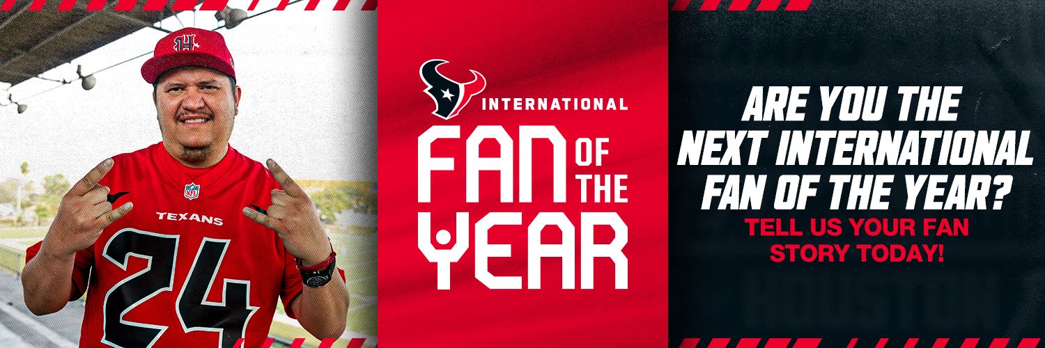 Nominations are Now Open for the Texans International Fan of the Year!