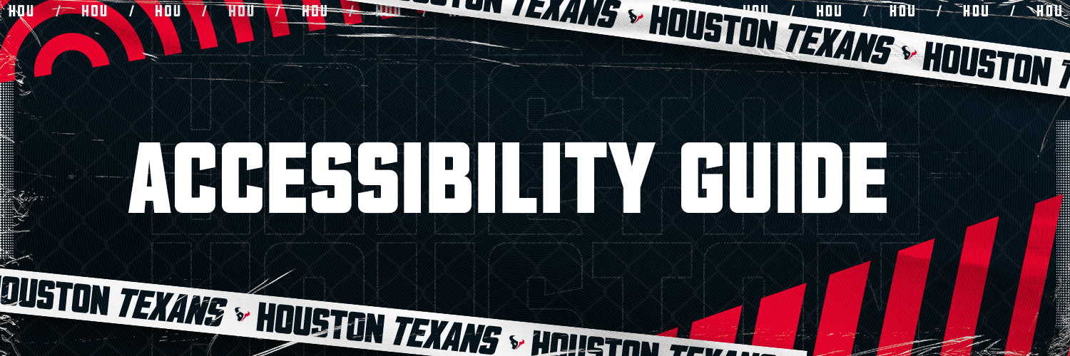 Blue background with white text that reads "Accessibility Guide"