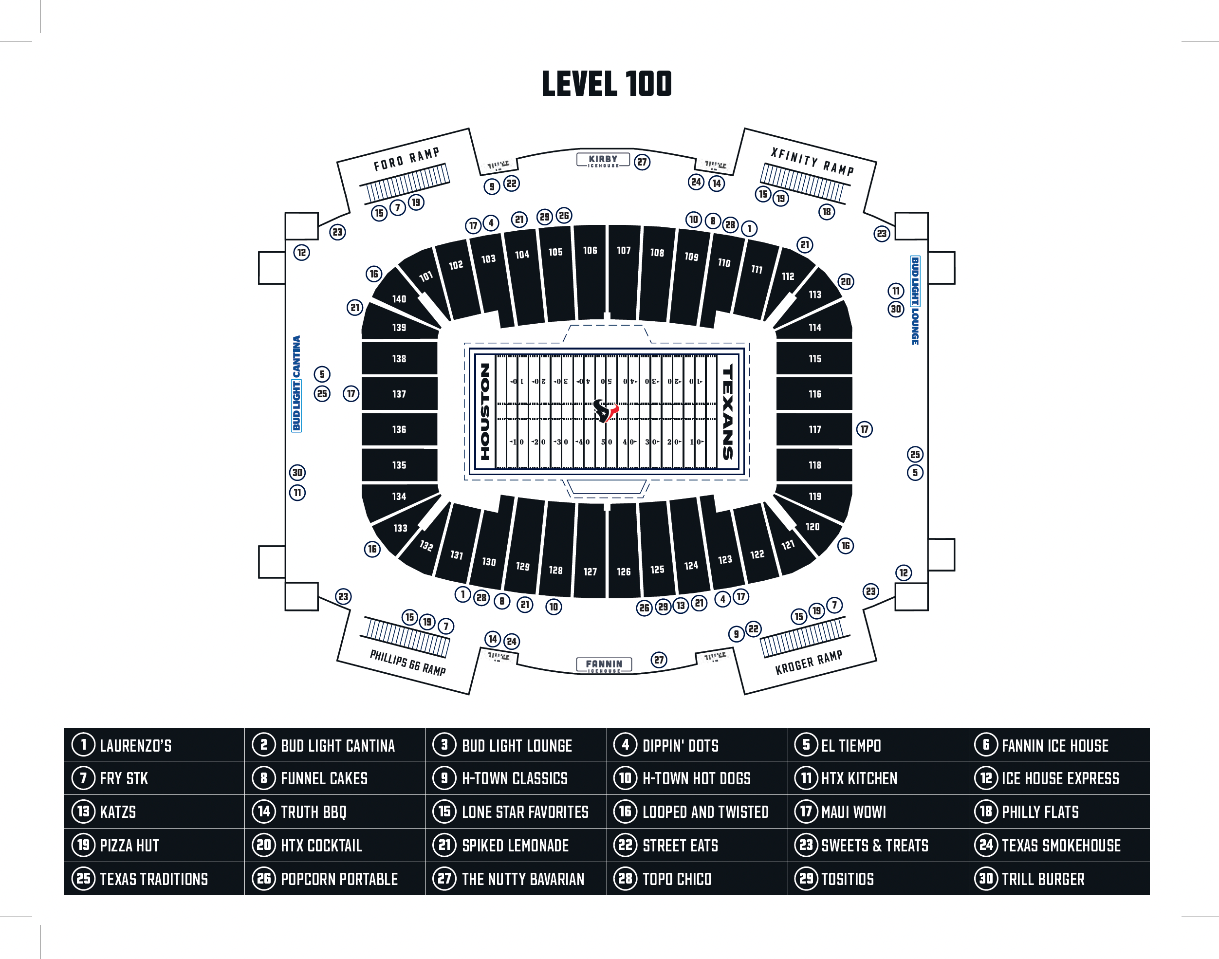 Concessions and Merchandise | Houston Texans - HoustonTexans.com