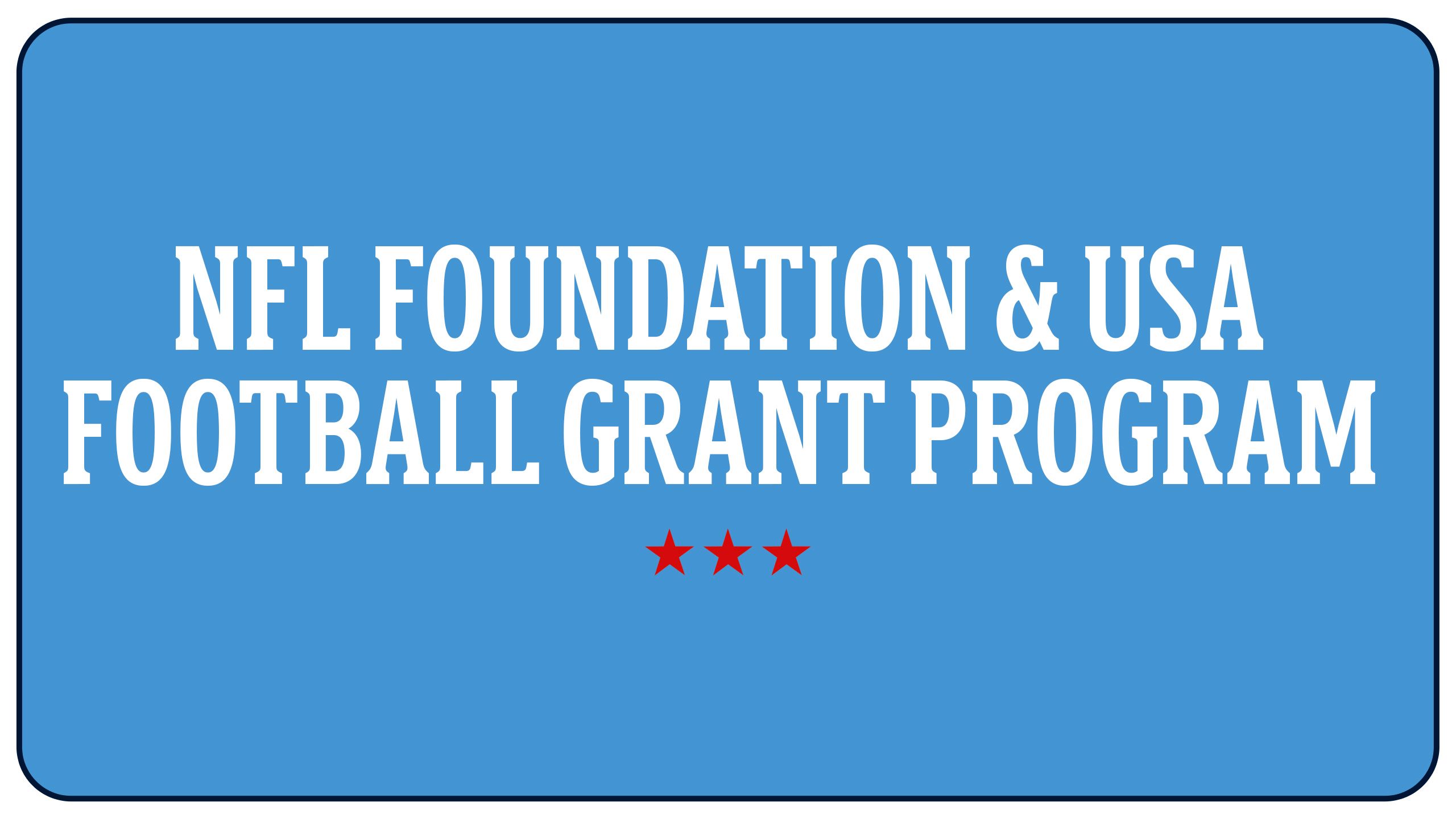 NFL Foundation and USA Football Grant Program