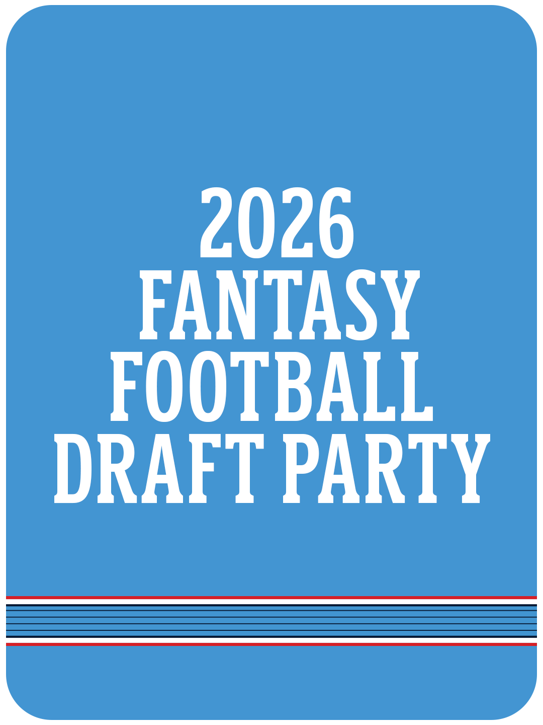 Fantasy Football Draft Party