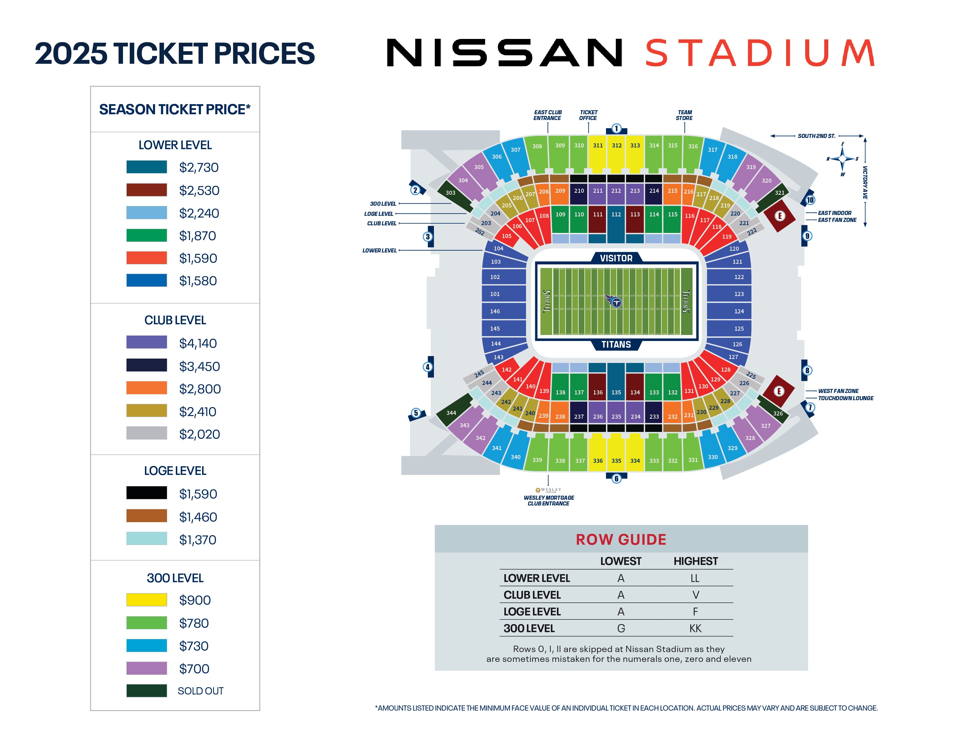 2025 Season Ticket Map 