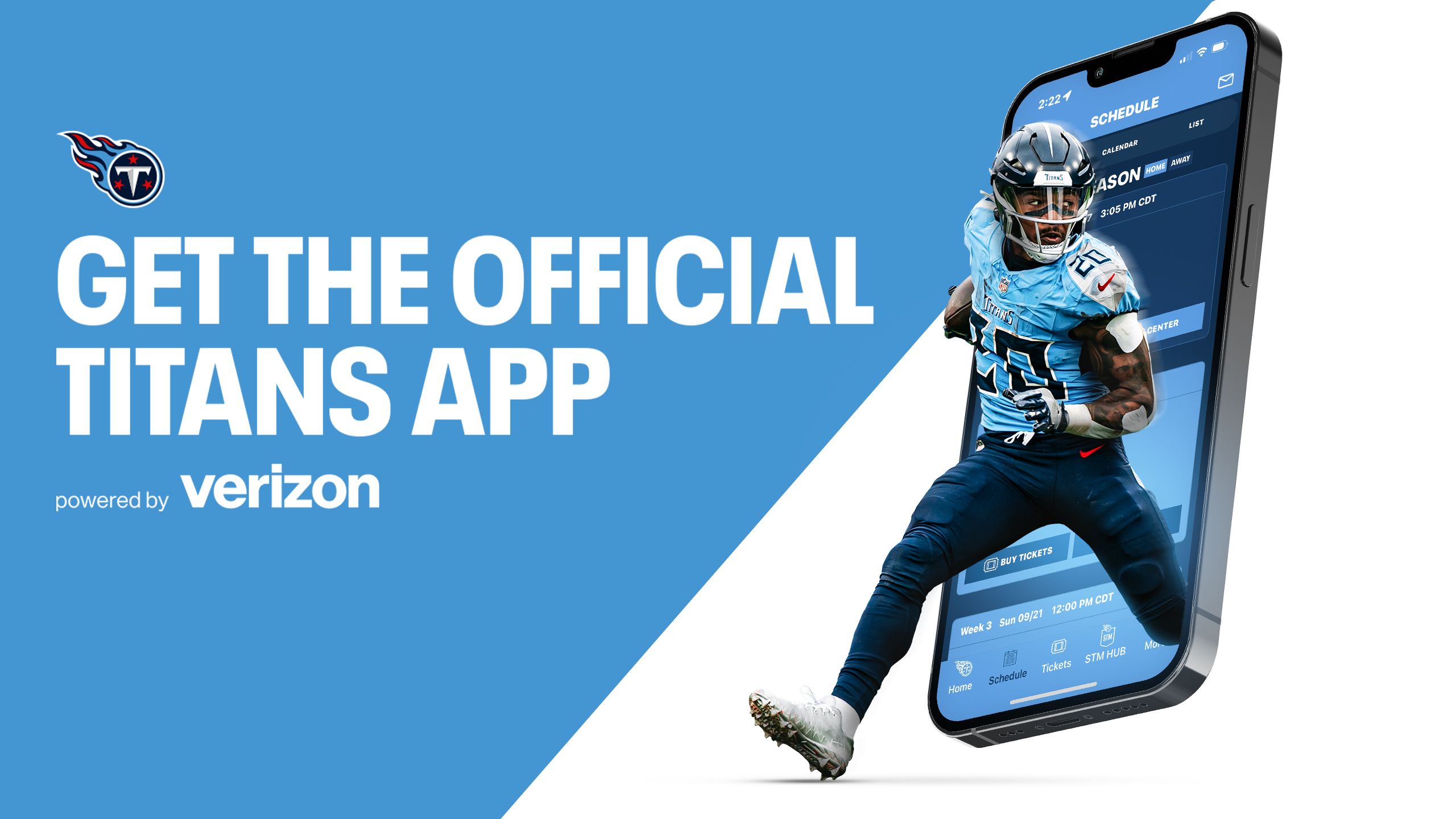 Titans + Nissan Stadium App presented by Verizon