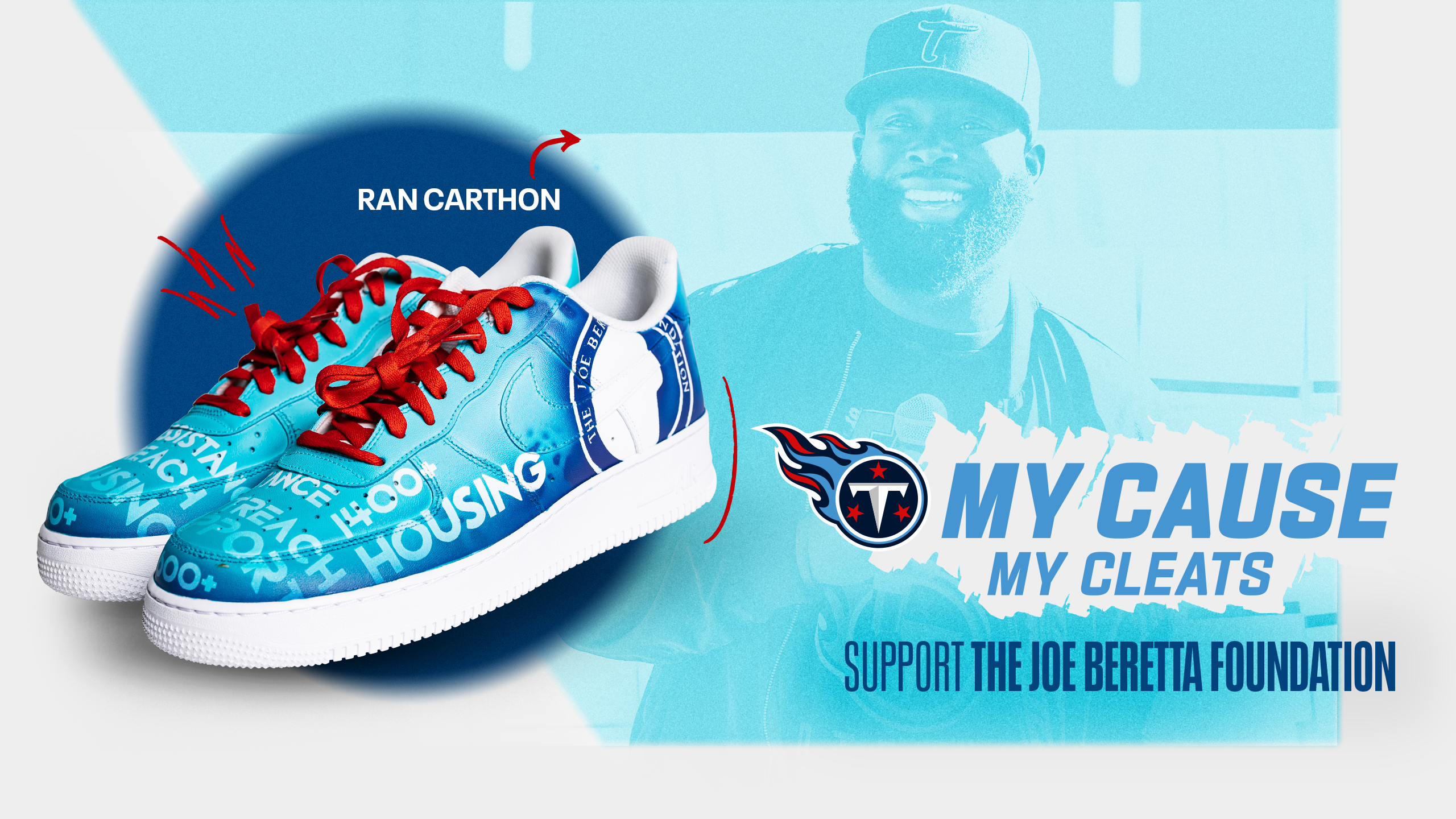 Titans WR Chris Moore Aims to Help Other Families Who've Lost a Child to  Stillbirth With My Cause, My Cleats Campaign