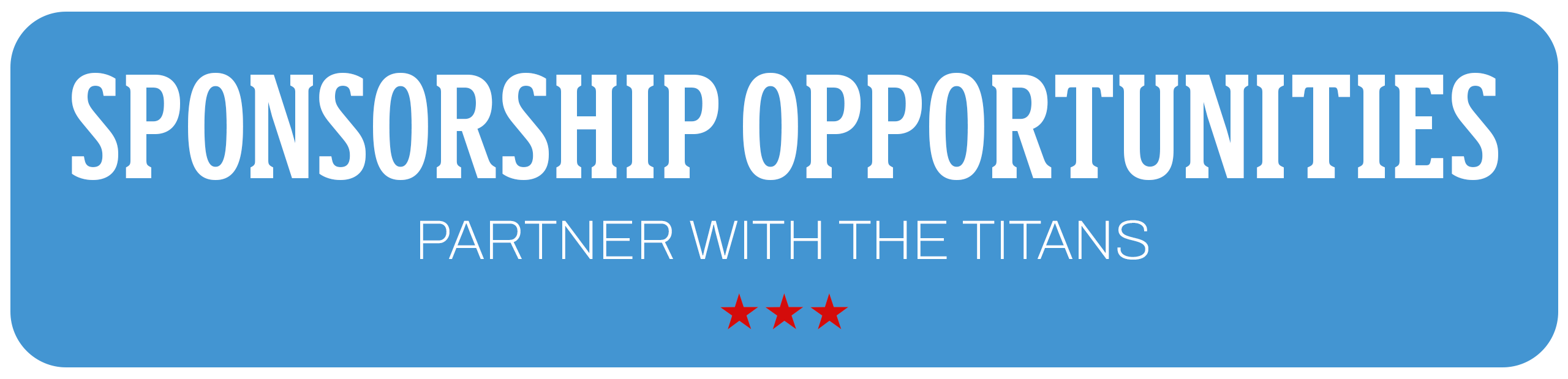 Sponsorship Opportunities