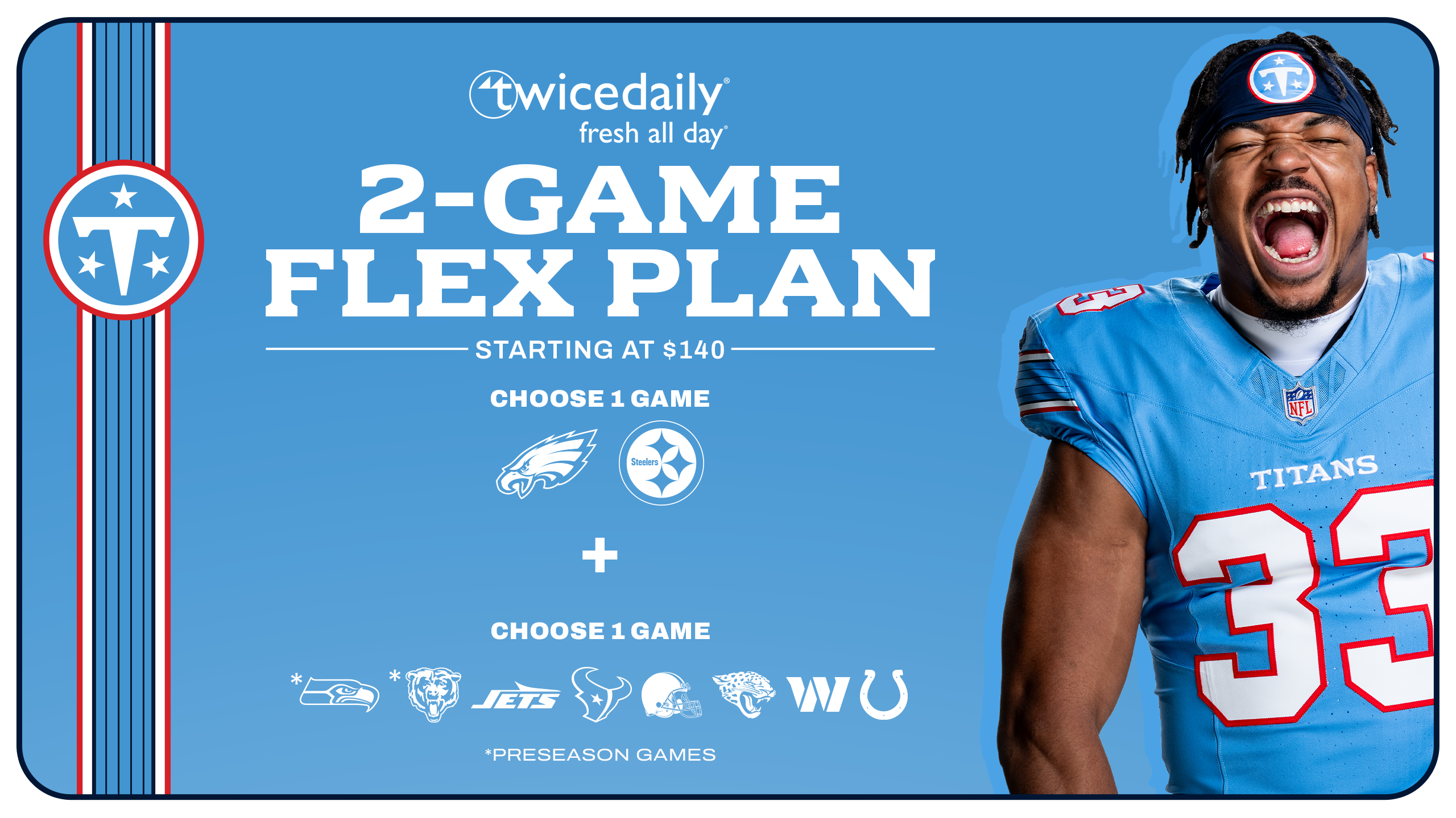 2-Game Flex Plan