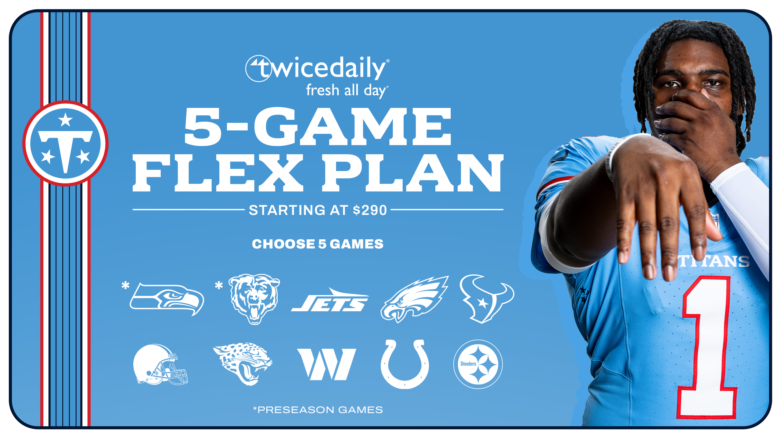 5-Game Flex Plan