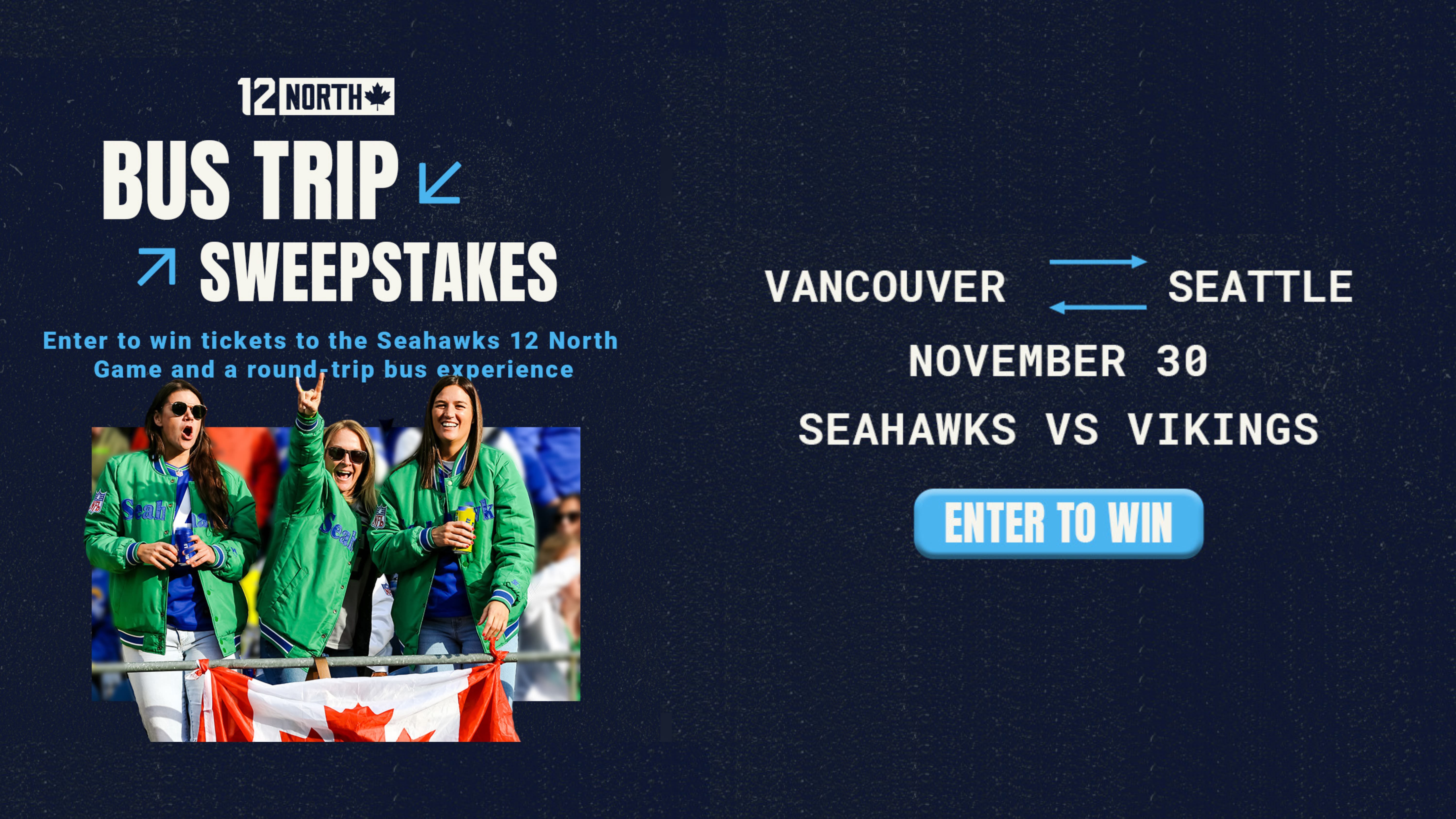 12 North Bus Sweepstakes Page