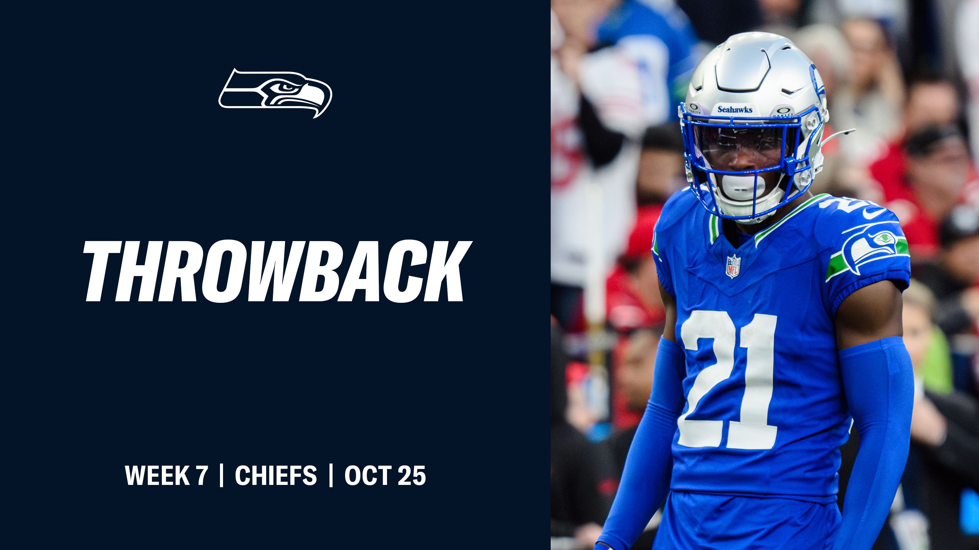 WEEK 7 | CHIEFS | OCT 25 - Throwback