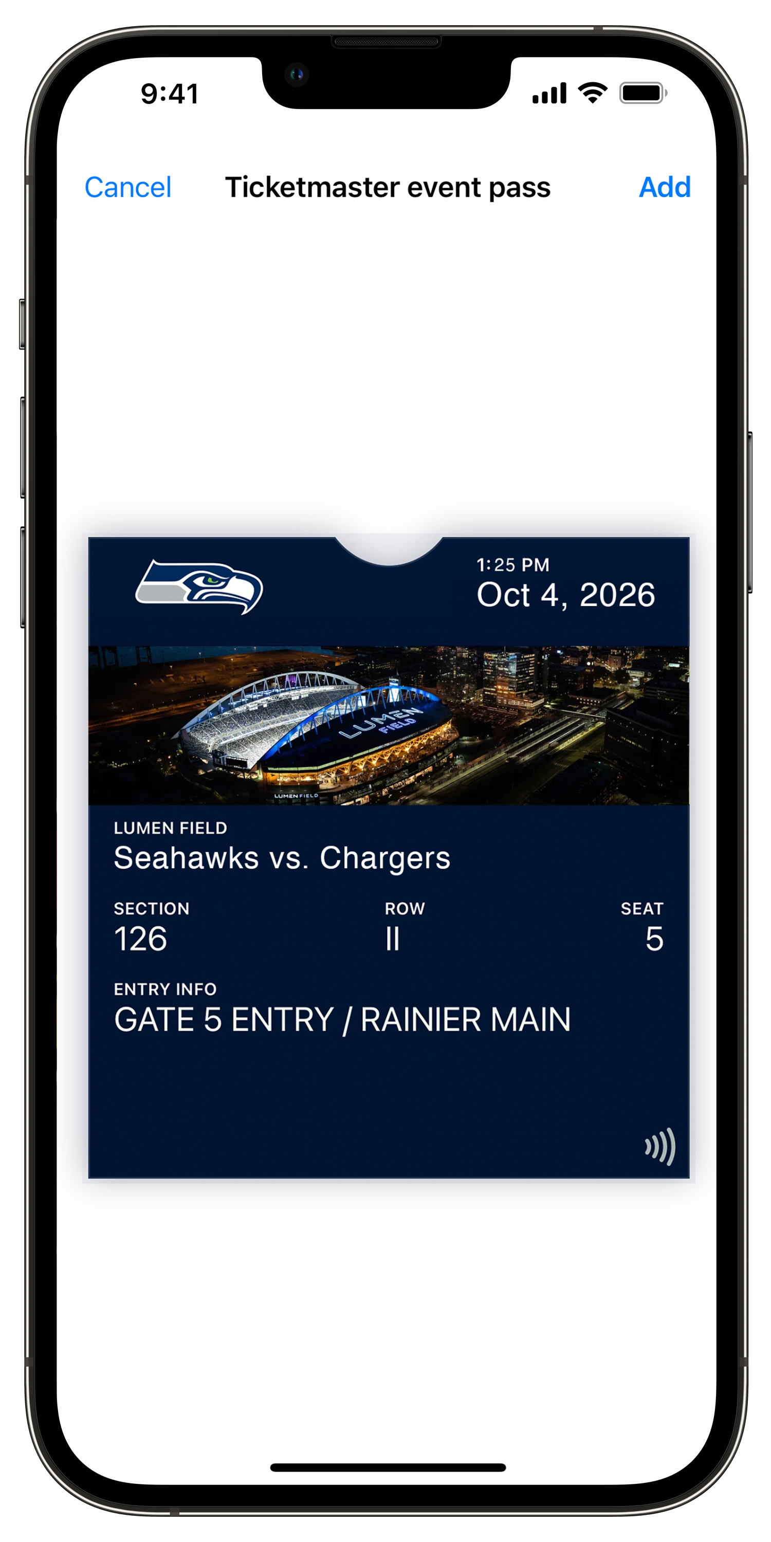 Add Event Pass (iOS) - Add Tickets to Mobile Wallet